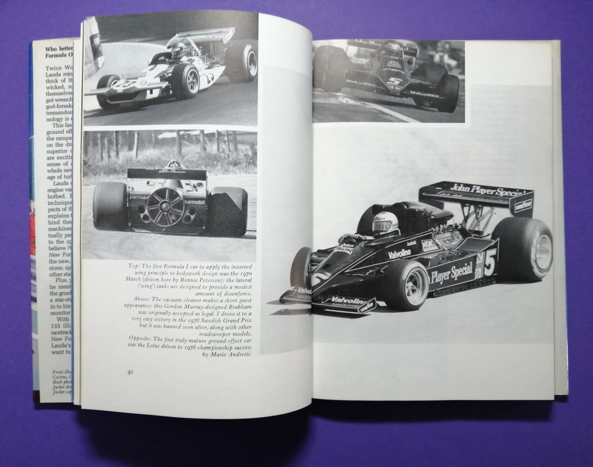altes Buch Niki Lauda The New Formula One, A Turbo Age, BMW, Ferrari, G. Villeneuve, E. de Angelis, A. de Cesaris, M. Winkelhock, Österreichring,.. Englisch