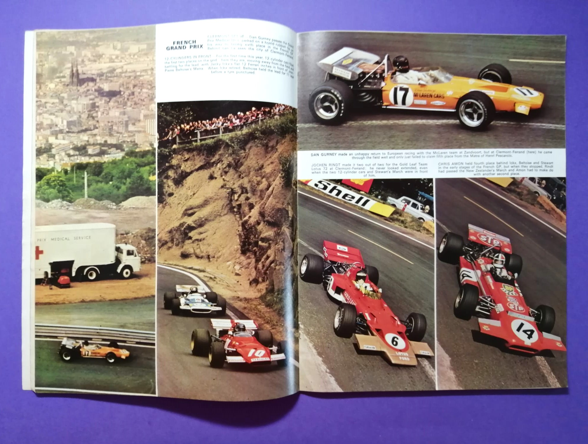 alte Zeitschrift Magazin Heft Motor Sport, 08/1970, Jochen Rindt, Gold Leaf Lotus72, Formel 1 Grand Prix Weltmeister, Porsche 917,.. Englisch