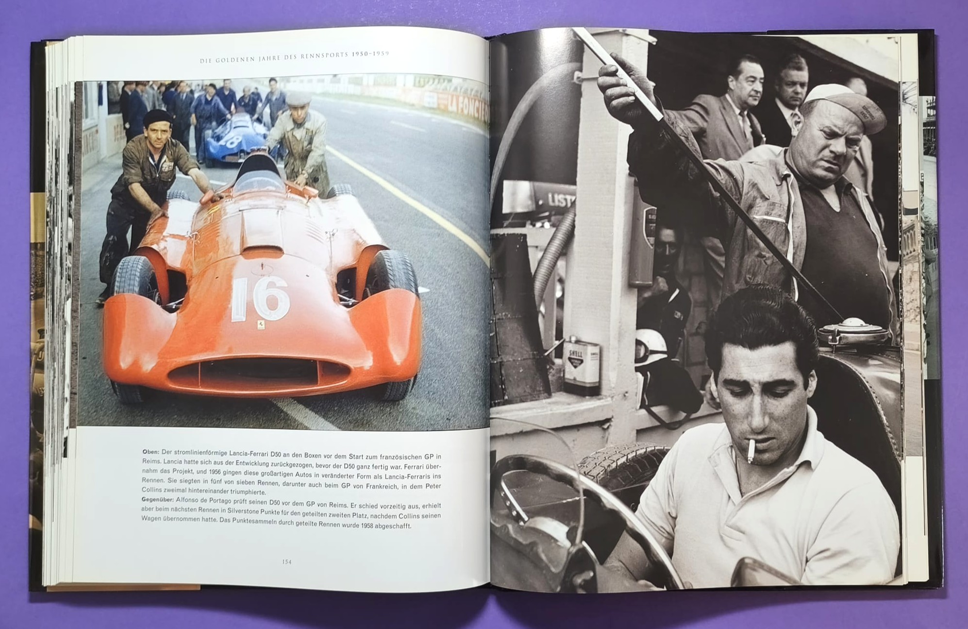 Buch, Das goldene Zeitalter des Rennsports 1920 bis 1965, die Autos, die Rennen, die Fahrer, Formel 1 Grand Prix, 24h LeMans, Ferrari, Mercedes,..
