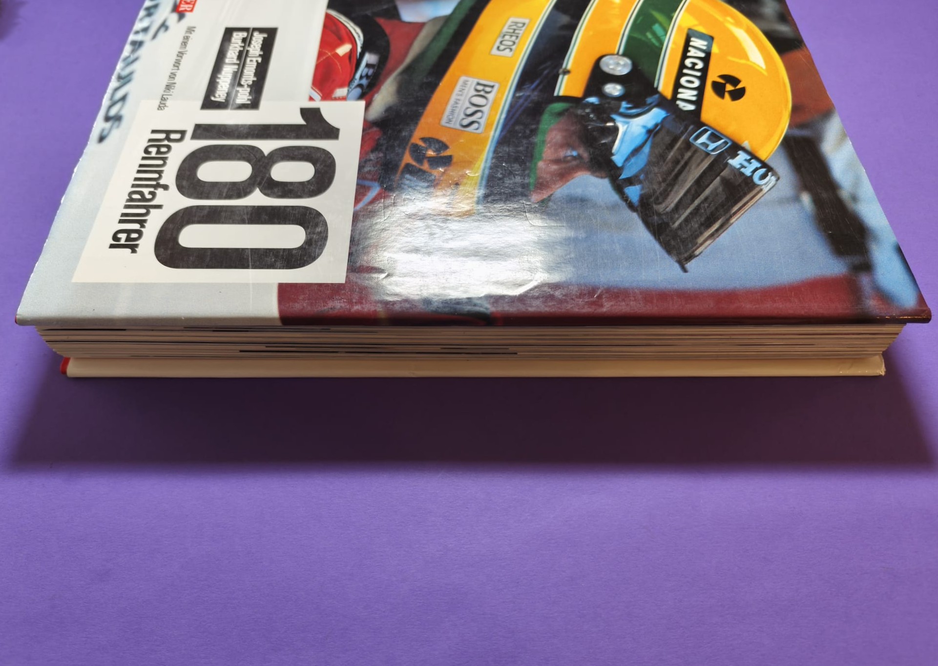 altes dickes großes TOP Buch 180 Rennfahrer, Formel 1, 3, Indy, Nascar, Lauda, Berger, Gartner, Senna,.. 381 Seiten