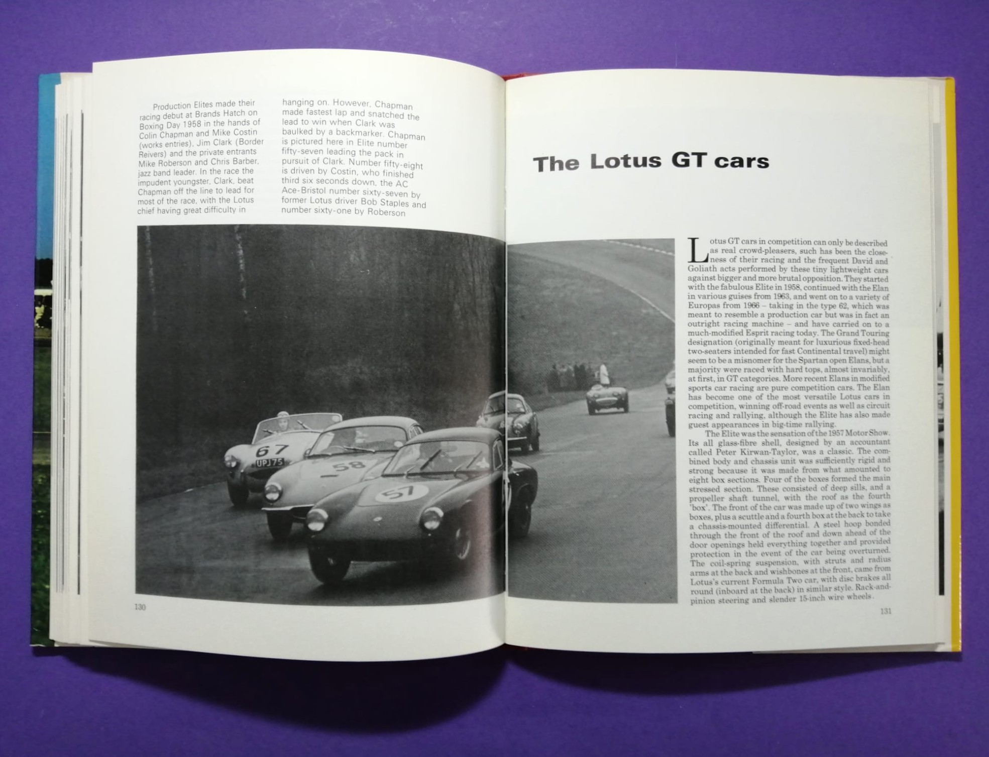 altes Buch, LOTUS, Sports, GT and Touring Cars, 24h LeMans, Tourenwagen,.. Englisch!
