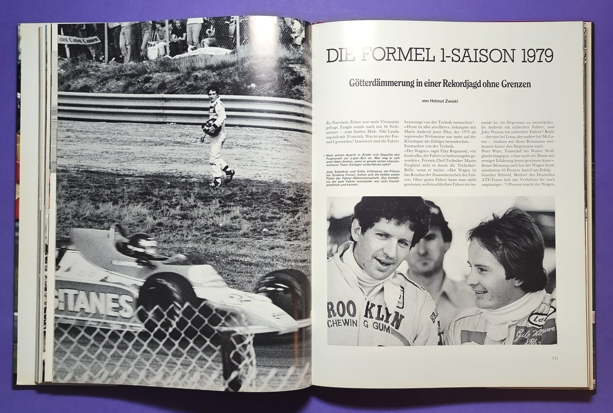altes Buch, Auto Jahr 1979-1980, Nr. 27, BMW M1 Procar, Lancia Beta, Mazda, Mercedes, Rallye, Fiat Abarth 131, Renault R5, Porsche,.. Formel 1, 2, 3, LeMans, USA,.. Scheckter, Villeneuve, Lauda,.. Ferrari, Ligier, Lotus, Renault, Wolf,..