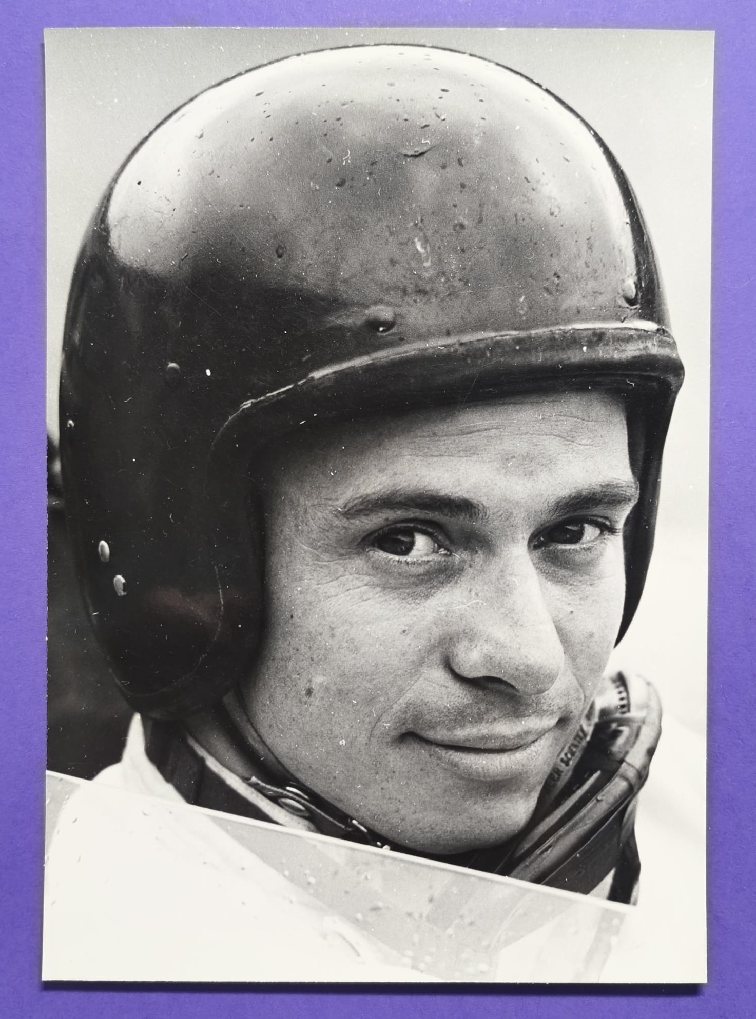 RARITÄT! sehr altes Original Pressefoto aus den 60er Jahren, Jim Clark, Lotus, Formel 1 Grand Prix Weltmeister 1963 & 1965, 16x22cm