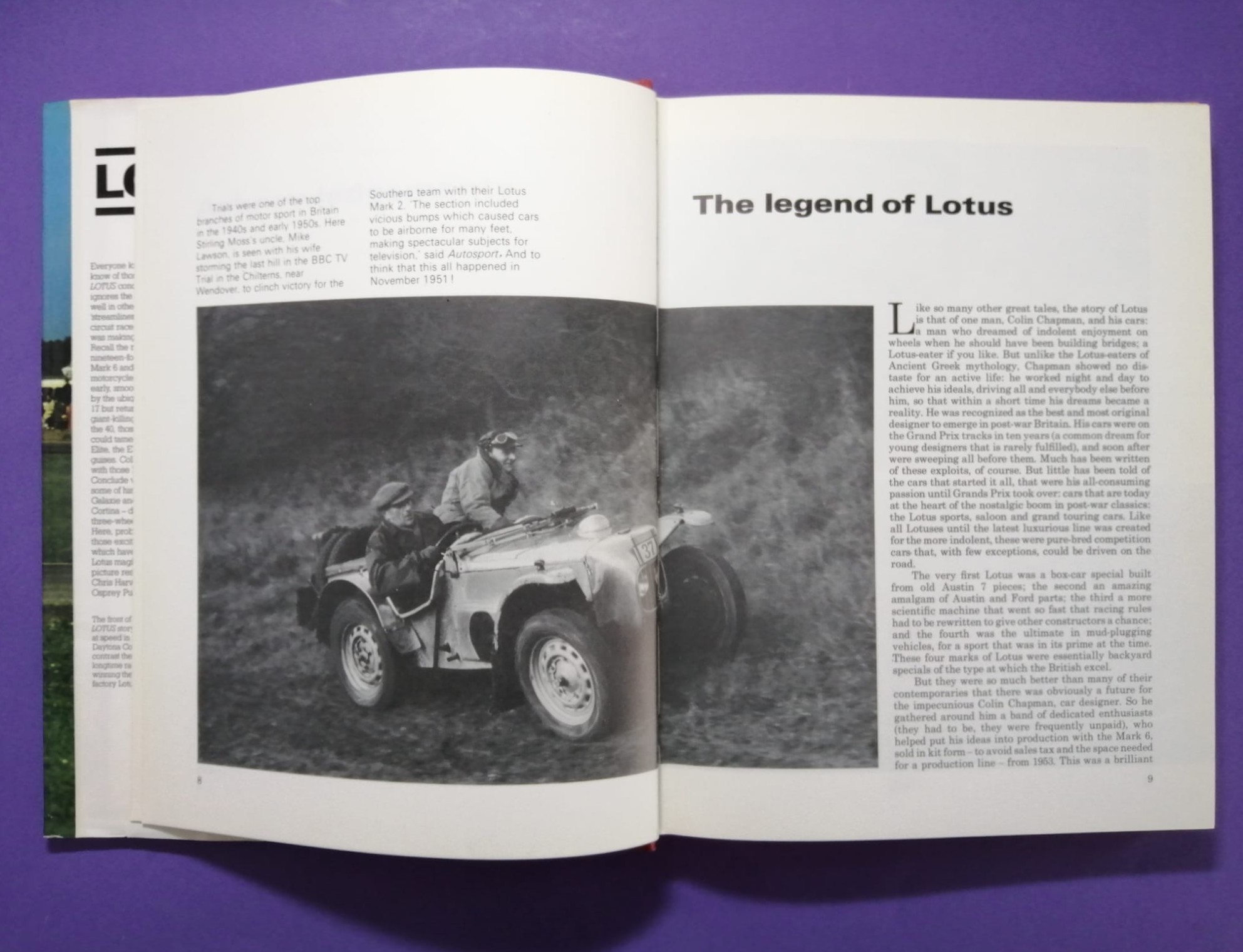 altes Buch, LOTUS, Sports, GT and Touring Cars, 24h LeMans, Tourenwagen,.. Englisch!