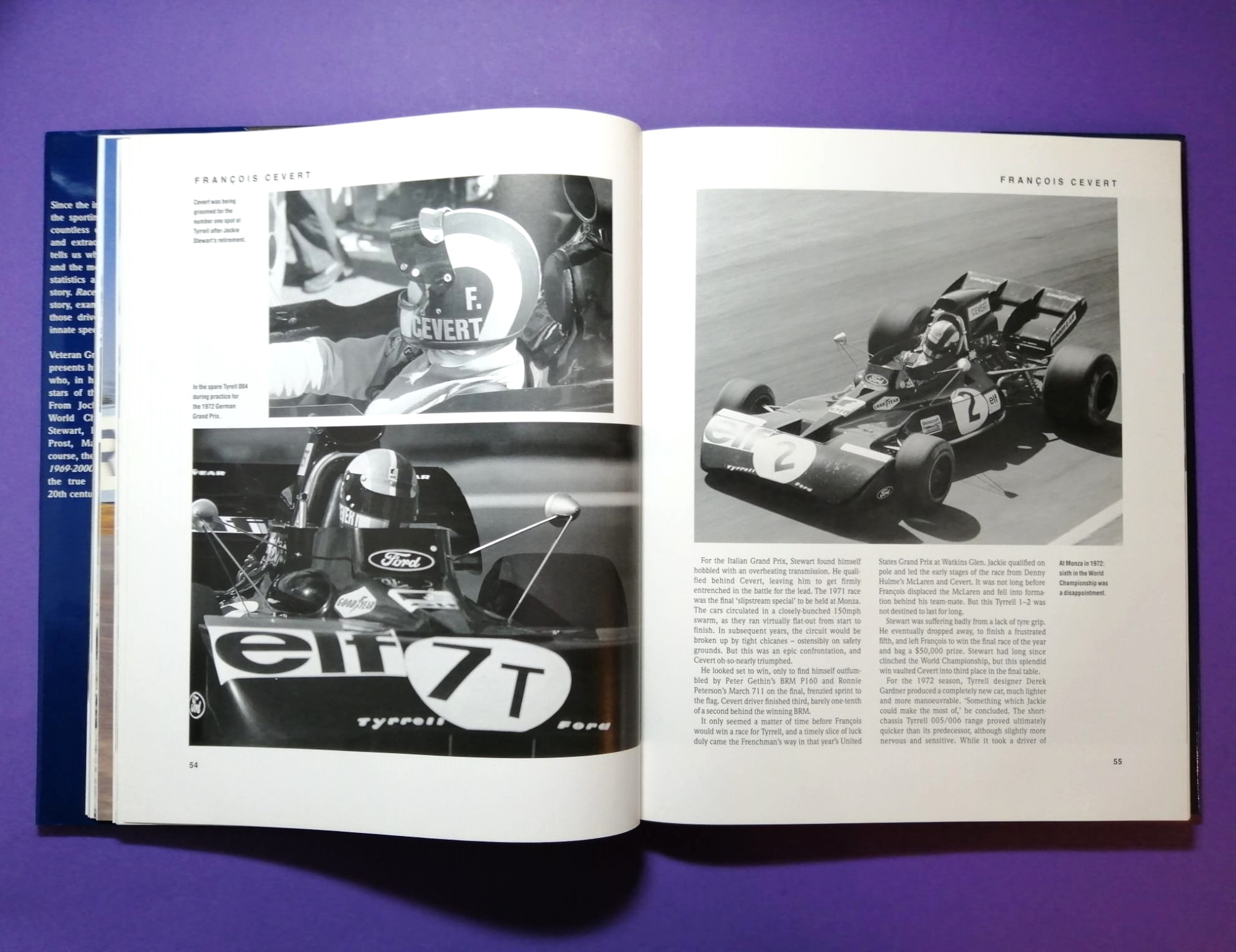 altes Buch, Racers 1969-2000, The Legends of Formula 1, Cevert, Rindt, Courage, Lauda, Hunt, Peterson, Pironi, Senna, Schumacher, Villeneuve,.. Englisch!