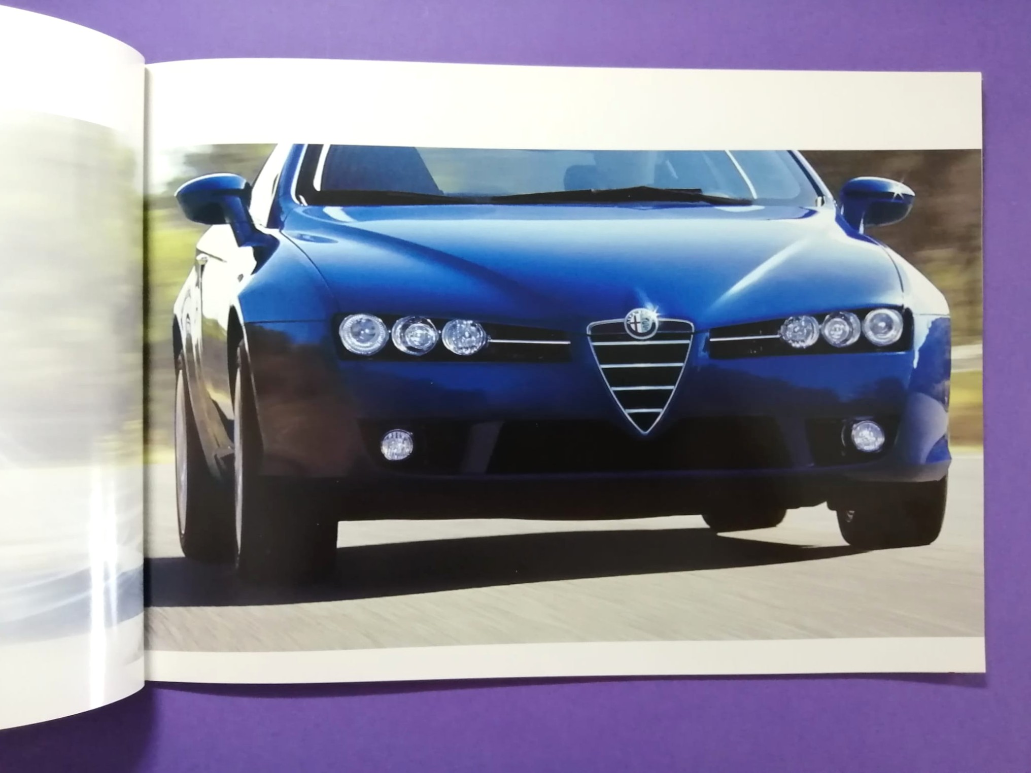 altes Original Autoprospekt, Alfa-Romeo Brera Coupe, V6.., aus dem Jahr 2007