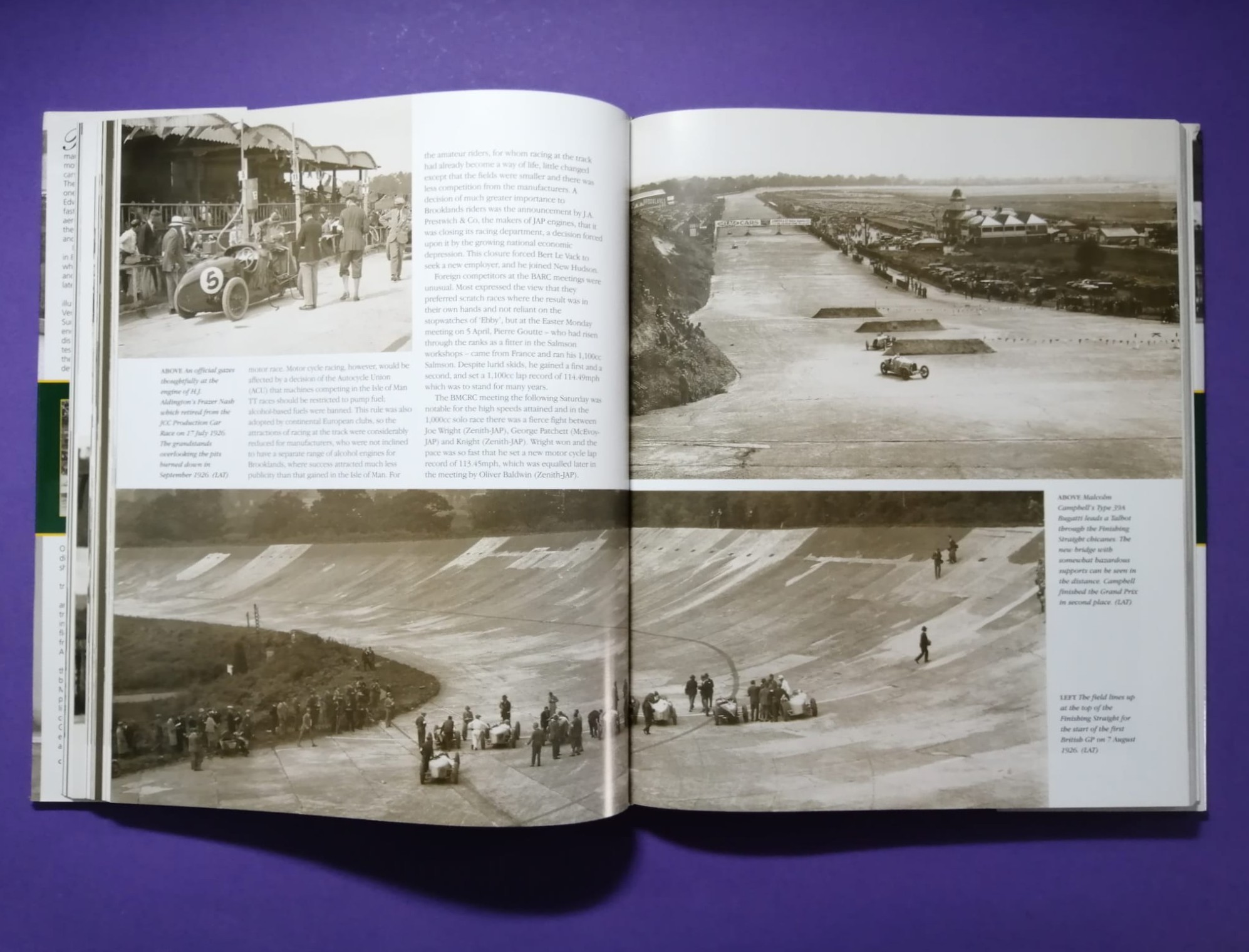 Buch, Brooklands, The Offizial Centenary History, Rennstrecke, Rennsport, Flugplatz, Flugzeuge, Englisch!