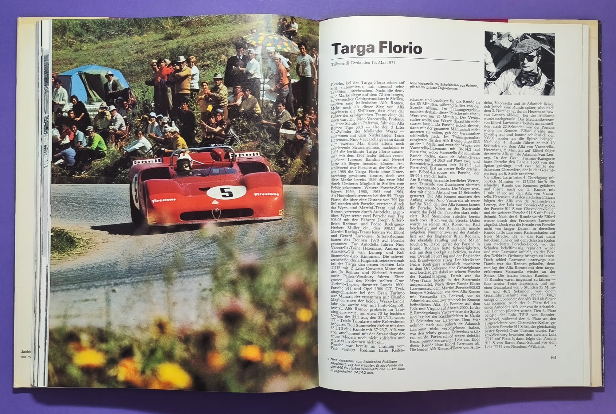 altes Buch, Auto Jahr 1971-1972, Nr. 19, Alfa Sud & Tipo 33, Alpine 110 & 310, BMW, Citroen, Lamborghini Miura, Lotus, Ferrari, Matra, Monteverdi, Porsche 917,.. Formel 1, 2, LeMans, Rallye, Indy Car, CanAm,.. Cevert, Stewart, Siffert, Peterson,..