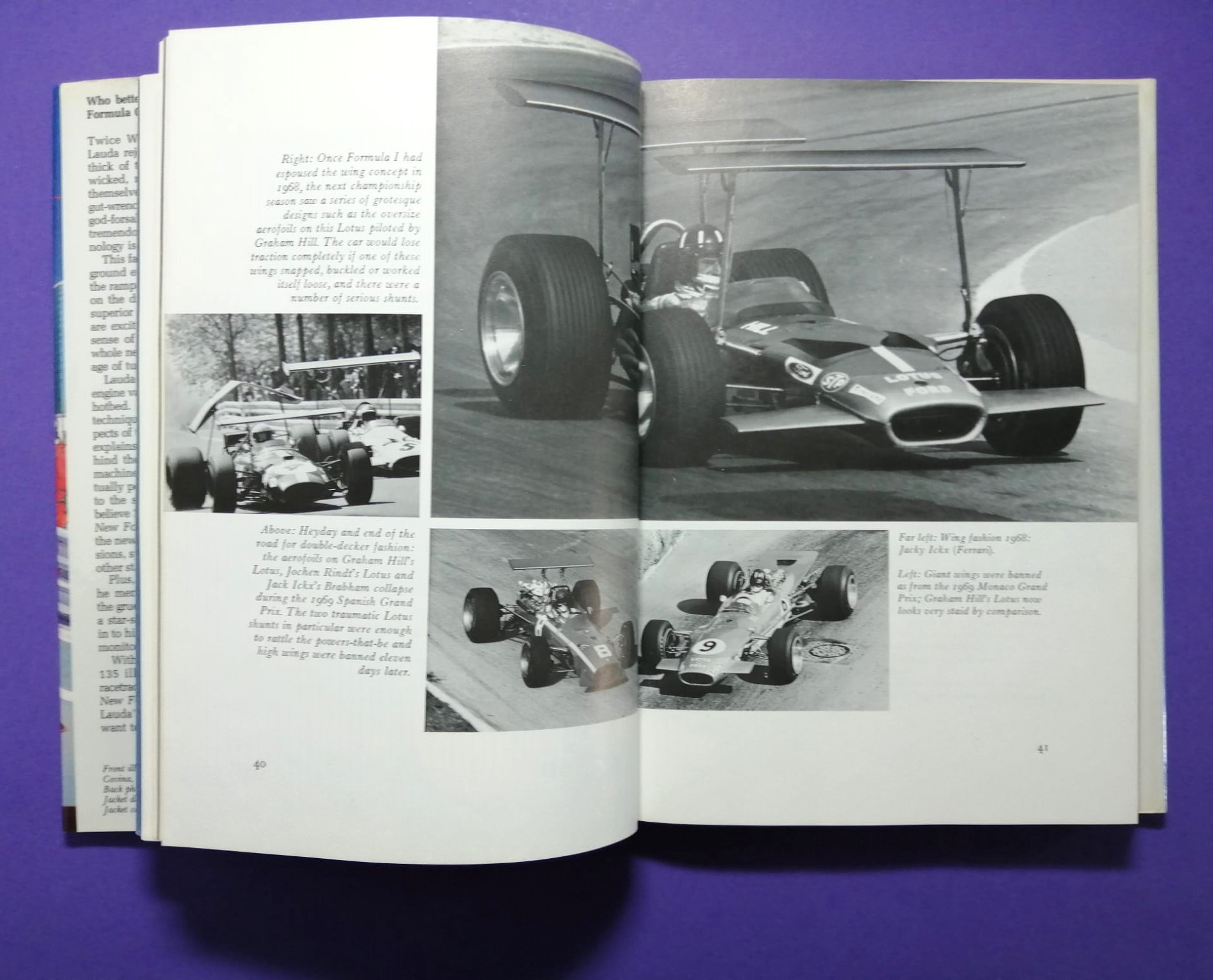 altes Buch Niki Lauda The New Formula One, A Turbo Age, BMW, Ferrari, G. Villeneuve, E. de Angelis, A. de Cesaris, M. Winkelhock, Österreichring,.. Englisch