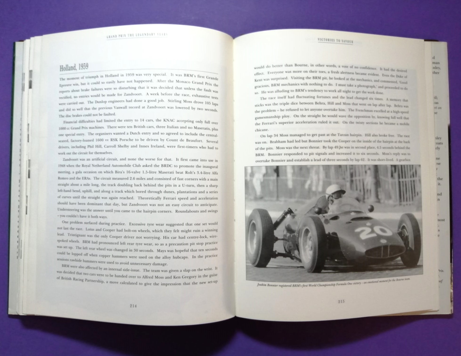 altes Buch, Grand Prix, The Legendary Years, The Personal Memories of Louis Stanley, Formel 1, Rindt, Lauda, Cevert,.. 50er bis 70er Jahre, Englisch! 
