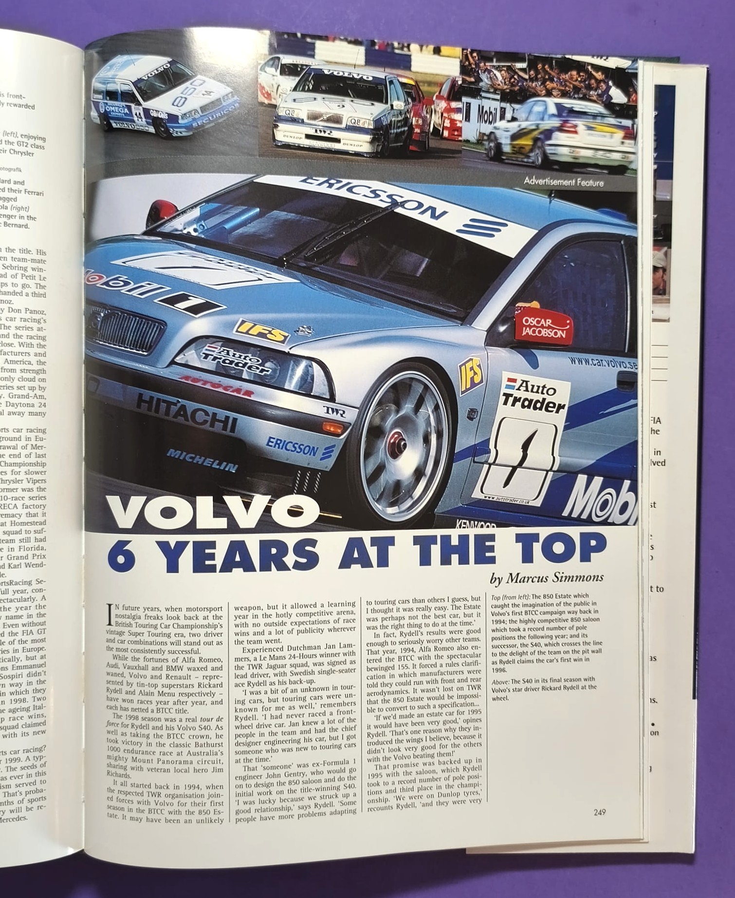 altes Motorsport Jahrbuch Autocourse 1999-2000, Formel 1, 3000, 3, Alex Zanardi, Schumacher, Häkkinen, Hill, Button,.. Ferrari, ProstGP,.. A1-Ring Spielberg, US, LeMans, Tourenwagen Nissan Primera, Volvo,.. MGF Cup, ENGLISCH!