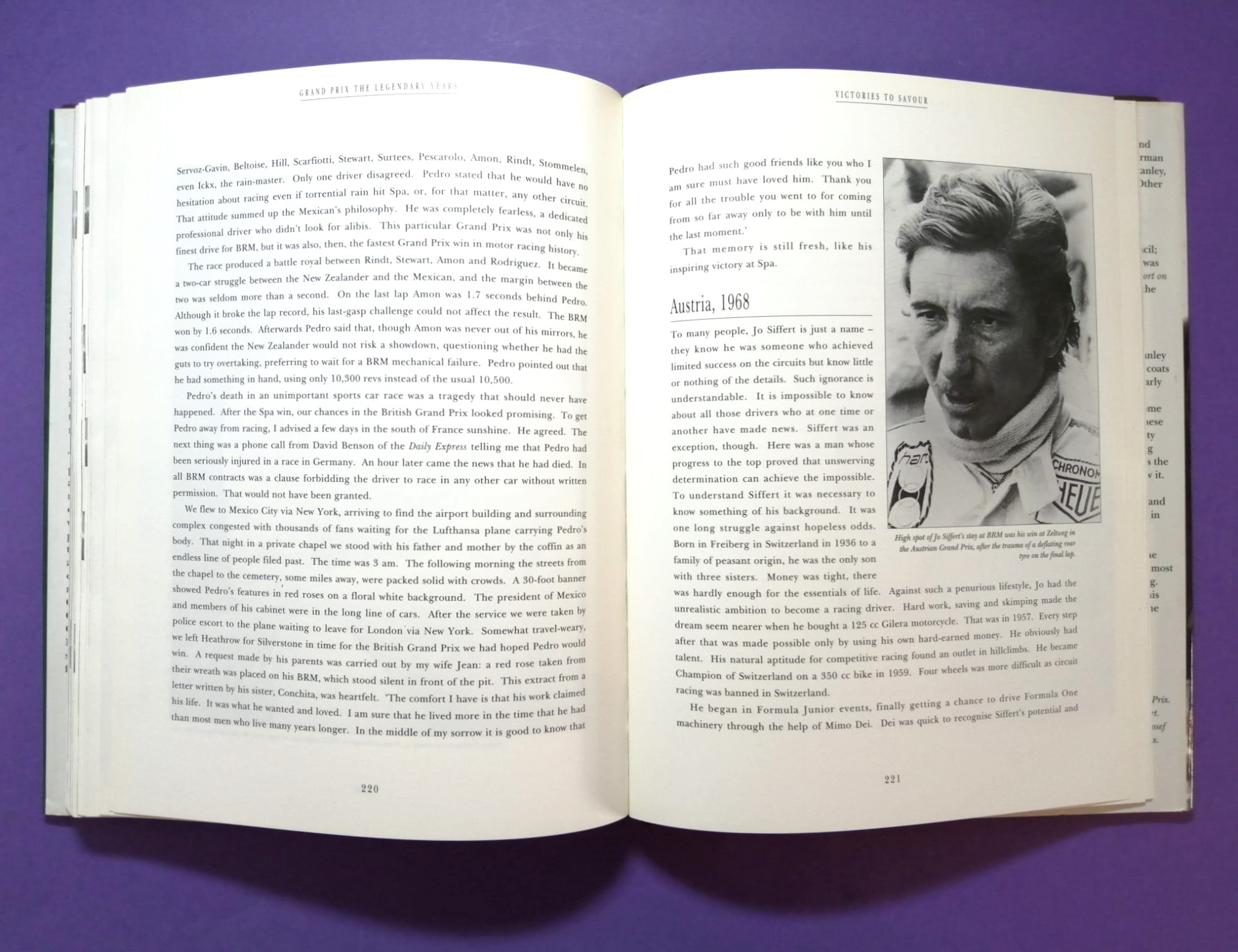 altes Buch, Grand Prix, The Legendary Years, The Personal Memories of Louis Stanley, Formel 1, Rindt, Lauda, Cevert,.. 50er bis 70er Jahre, Englisch! 