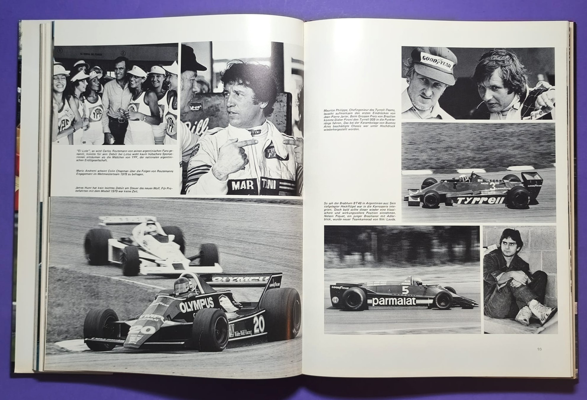 altes Buch, Auto Jahr 1979-1980, Nr. 27, BMW M1 Procar, Lancia Beta, Mazda, Mercedes, Rallye, Fiat Abarth 131, Renault R5, Porsche,.. Formel 1, 2, 3, LeMans, USA,.. Scheckter, Villeneuve, Lauda,.. Ferrari, Ligier, Lotus, Renault, Wolf,..