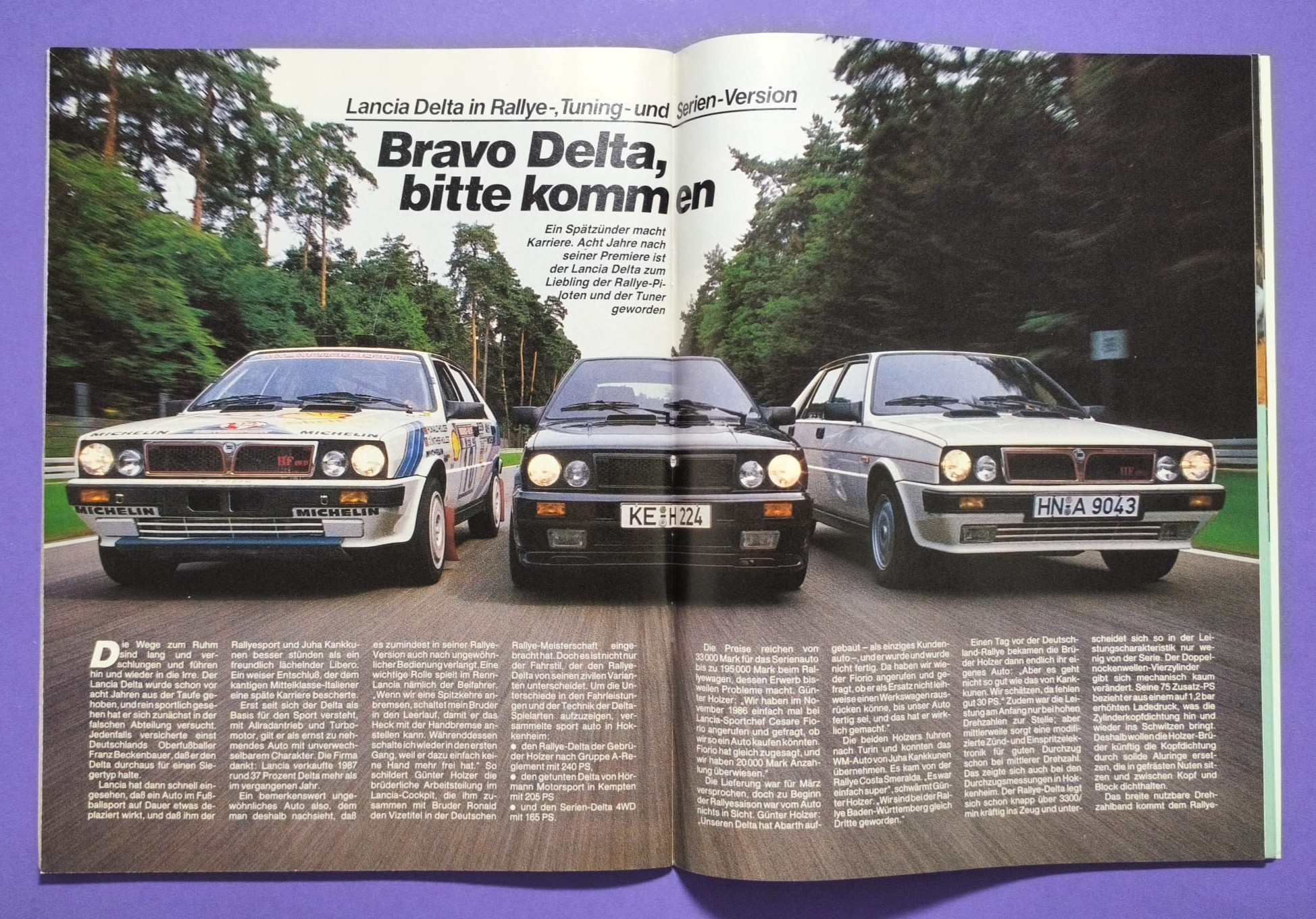 alte Zeitschrift Magazin Heft Sport Auto, 1/1988, Zakspeed Formel 1 Grand Prix, Formel 3 Macau, Testbericht Lancia Delta,..