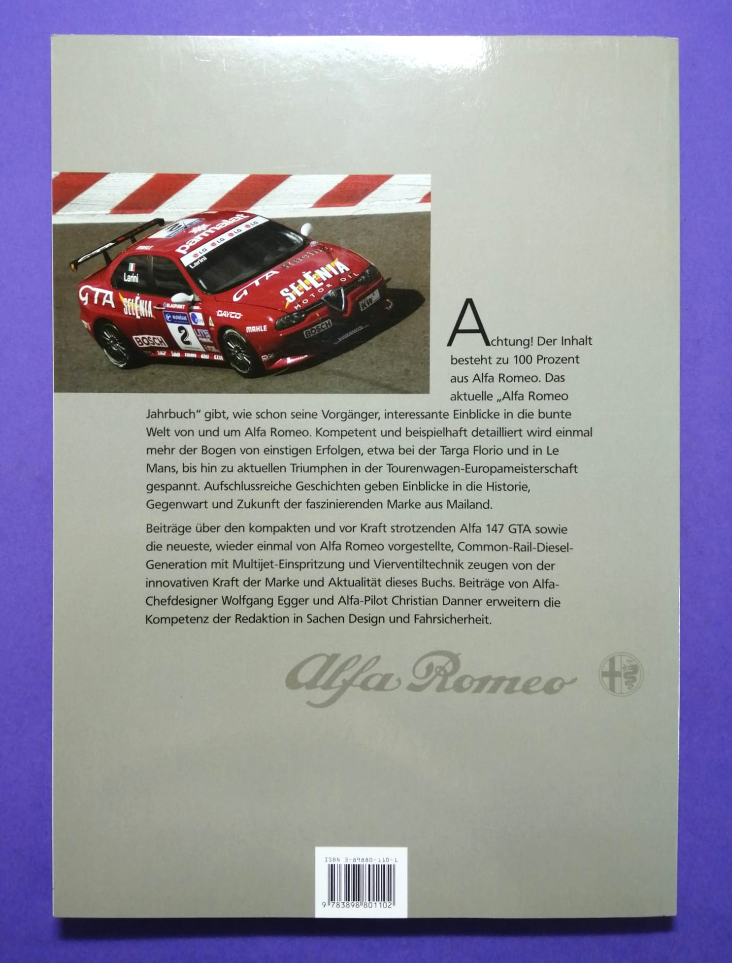 altes Alfa-Romeo Jahrbuch Magazin, Nr.3, Jahr 2002, Alfa 147 GTA & Cup, 156 GTA, Brera, 24h LeMans, Tourenwagen WM, Oldtimer...