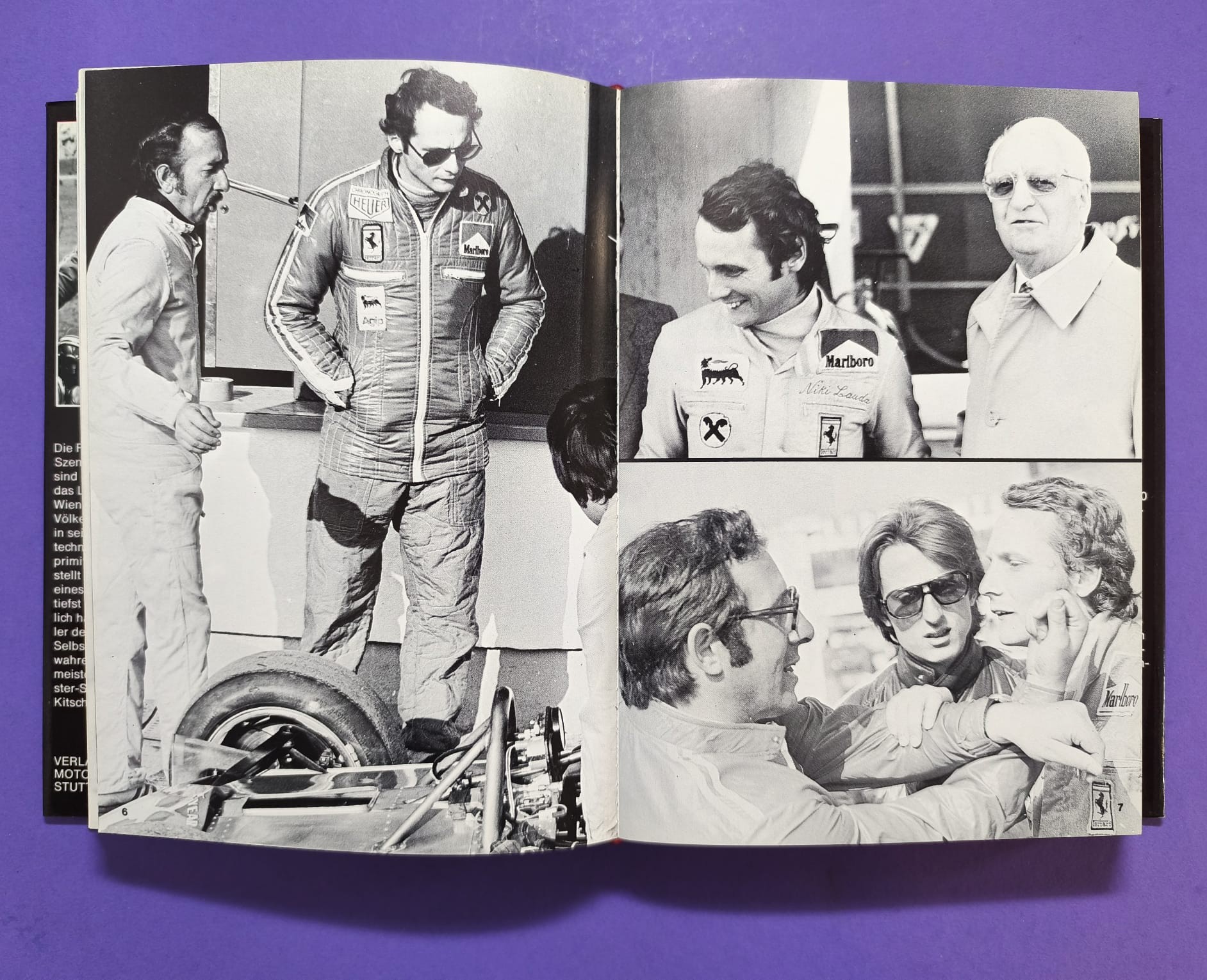 altes Buch, Niki Lauda Protokoll, Meine Jahre mit Ferrari, Formel 1 Grand Prix Weltmeister