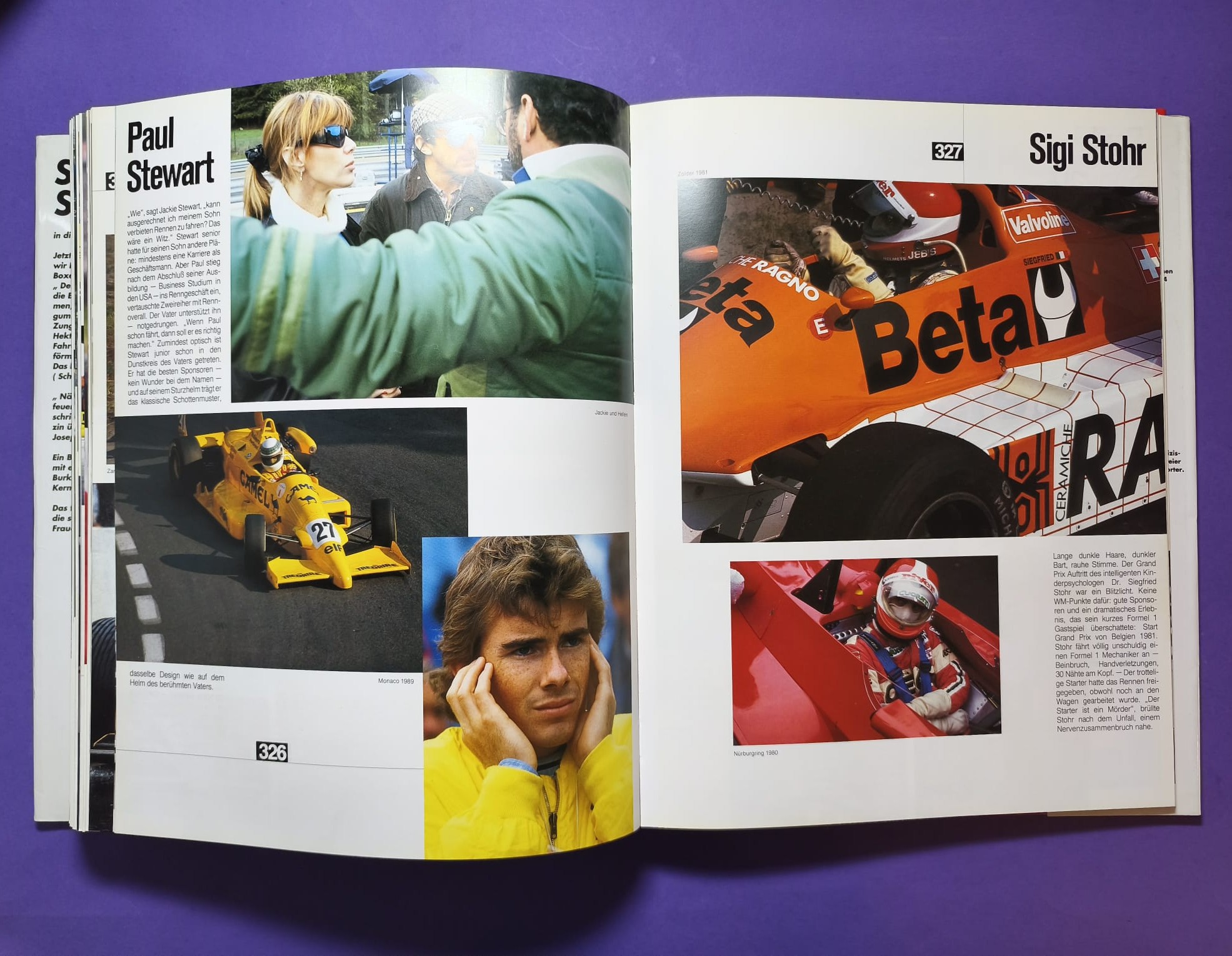 altes dickes großes TOP Buch 180 Rennfahrer, Formel 1, 3, Indy, Nascar, Lauda, Berger, Gartner, Senna,.. 381 Seiten