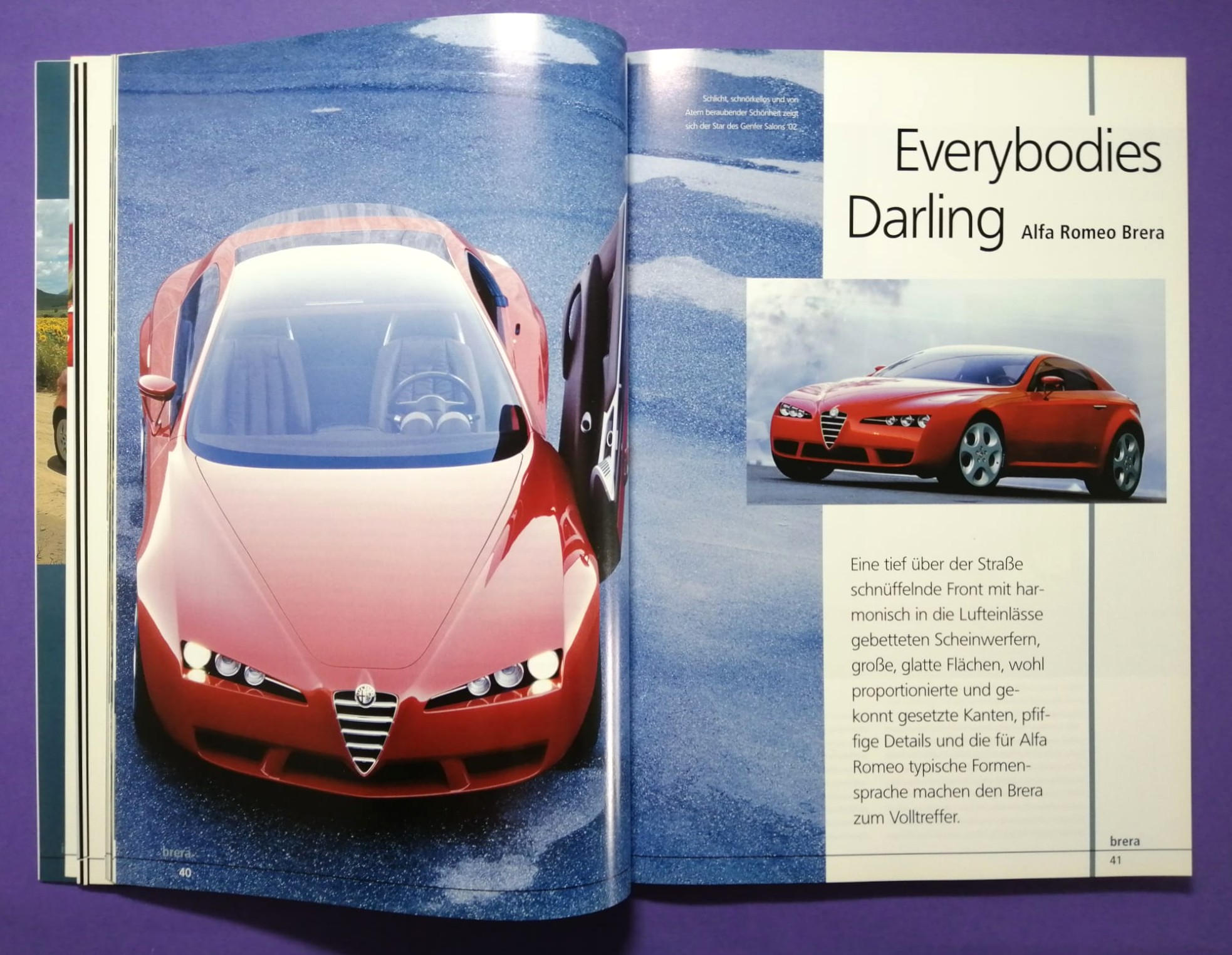 altes Alfa-Romeo Jahrbuch Magazin, Nr.3, Jahr 2002, Alfa 147 GTA & Cup, 156 GTA, Brera, 24h LeMans, Tourenwagen WM, Oldtimer...
