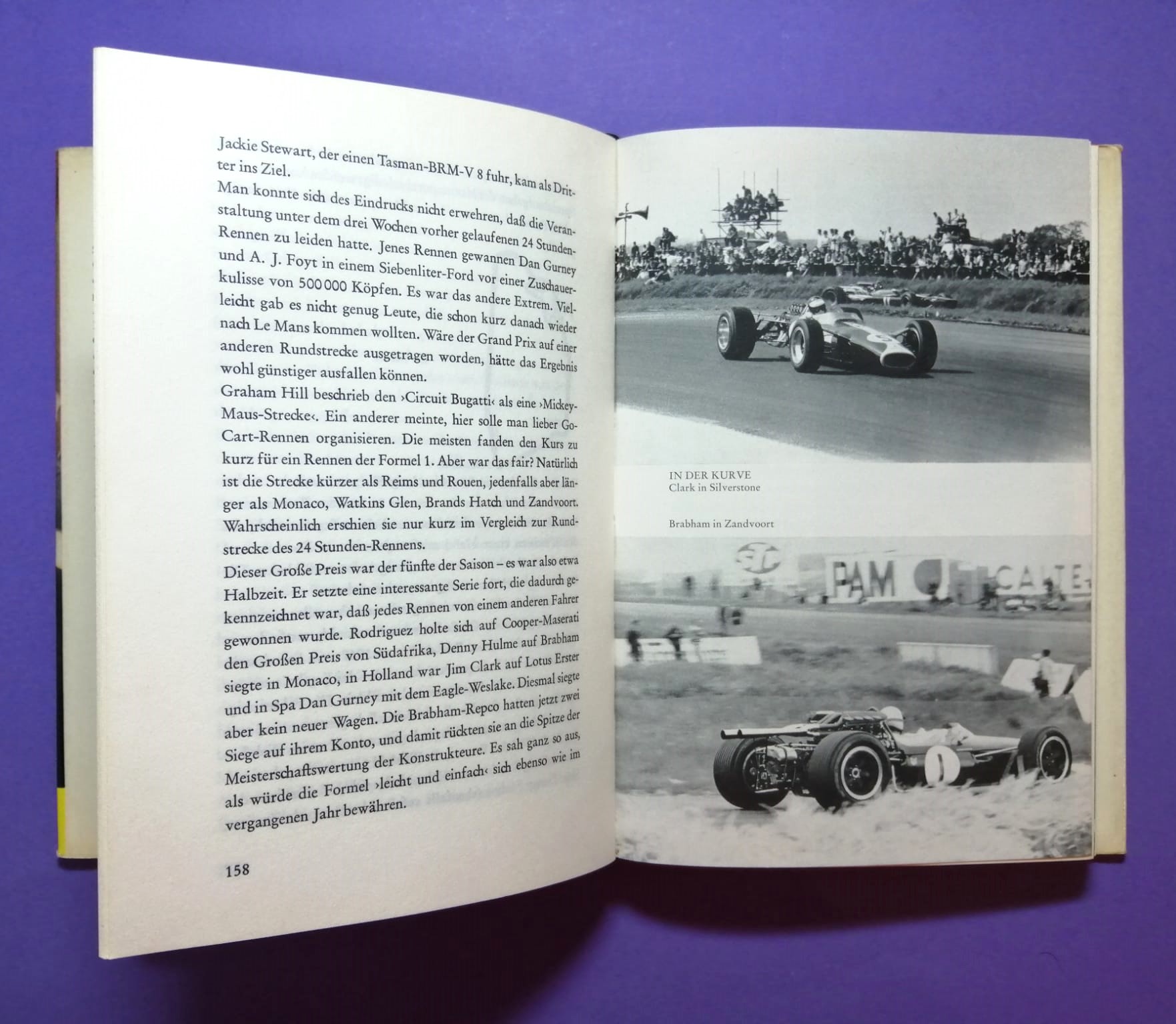 altes Buch, Schnell sein ist nicht alles, Der Weg zur Fahrer Weltmeisterschaft, Formel 1 Grand Prix, Jochen Rindt, Clark, Hill, Stewart,..