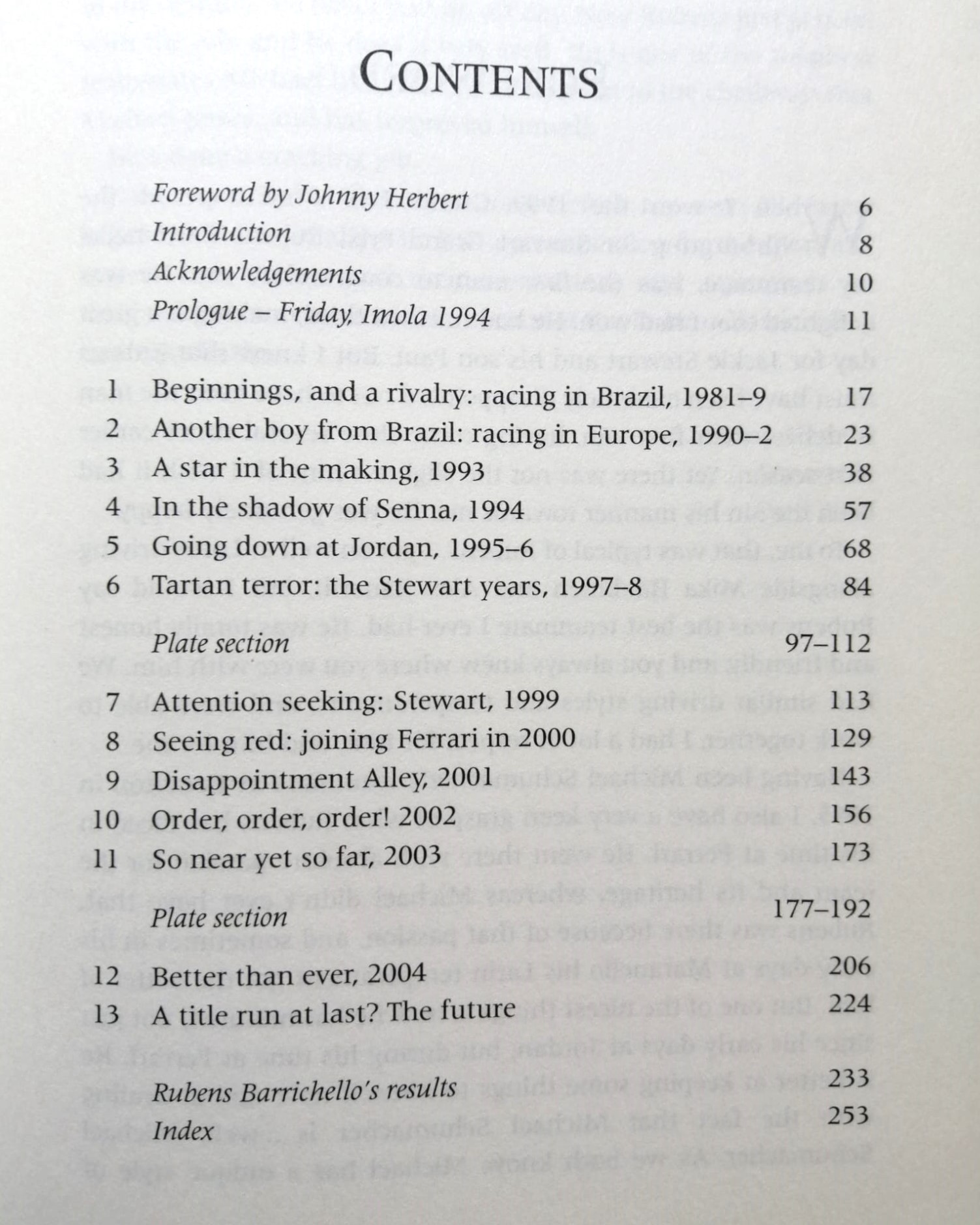 altes Buch, Rubens Barrichello, The Spirit of Senna and the Shadow of Schumacher, Formel 1 Grand Prix, Ferrari, Jordan, Stewart, Formel 3, 3000,.. Englisch!