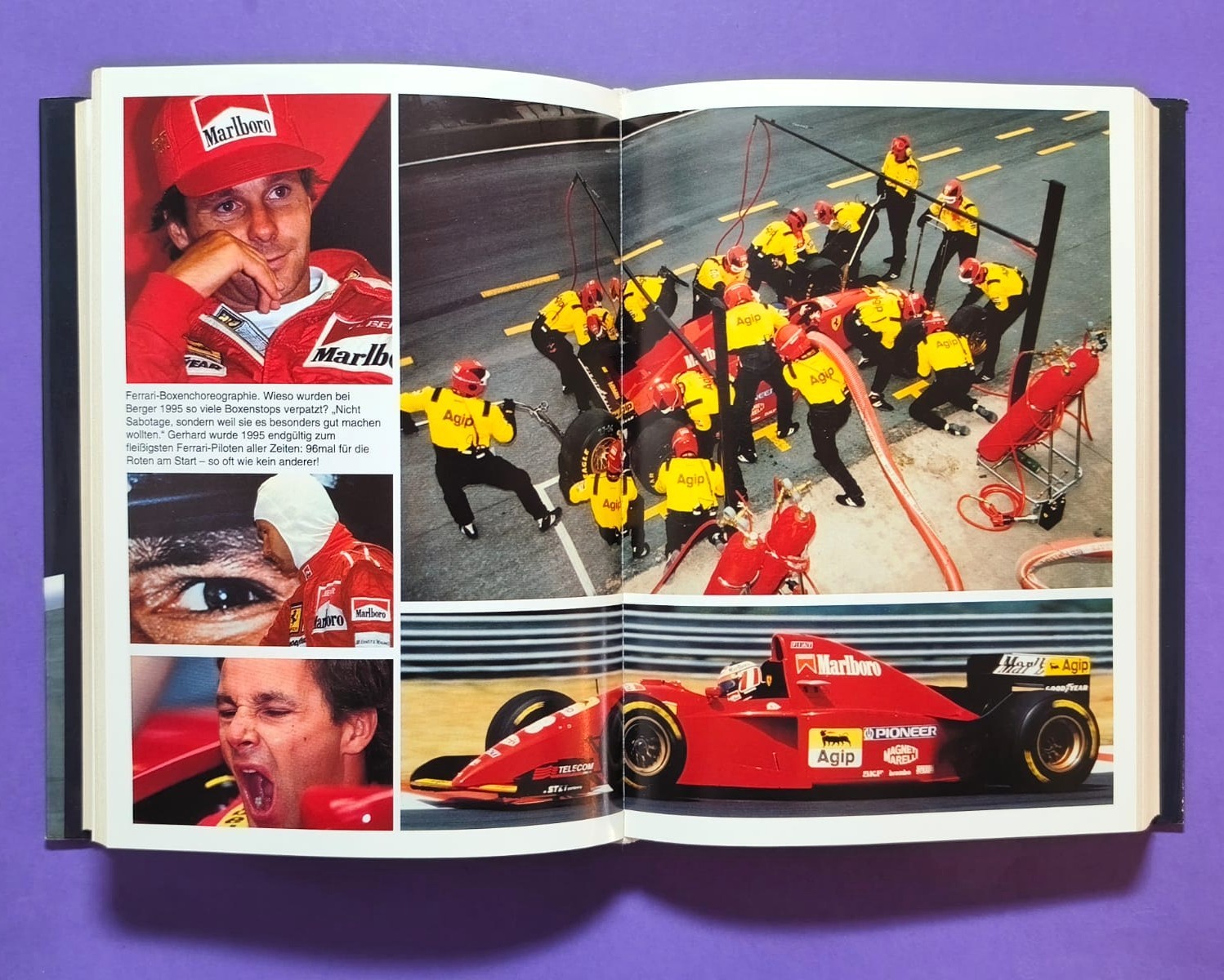 altes Buch Grand Prix Story 1995 Heinz Prüller, Formel 1 Grand Prix Jahrbuch, Weltmeister Michael Schumacher - Benetton Renault