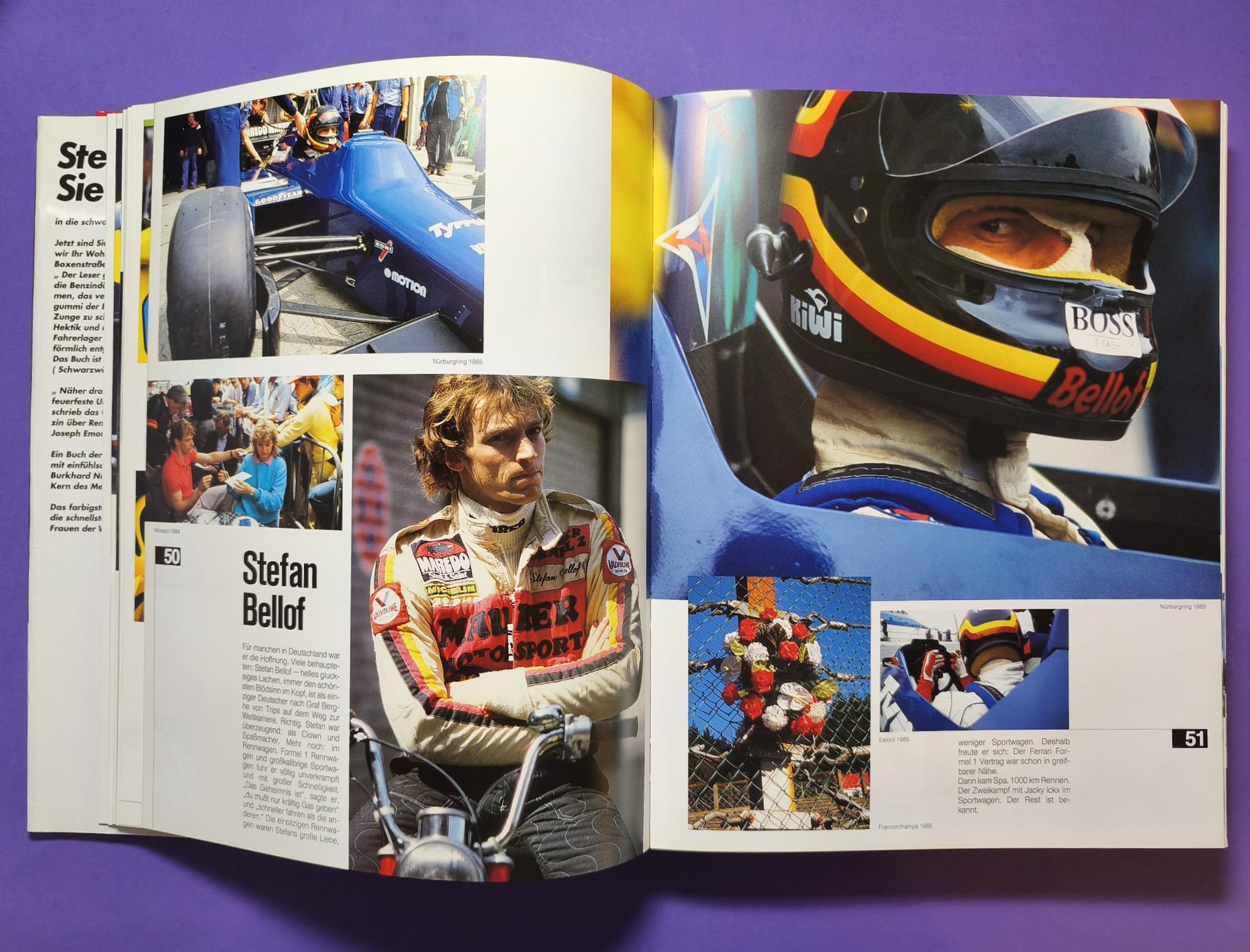altes dickes großes TOP Buch 180 Rennfahrer, Formel 1, 3, Indy, Nascar, Lauda, Berger, Gartner, Senna,.. 381 Seiten