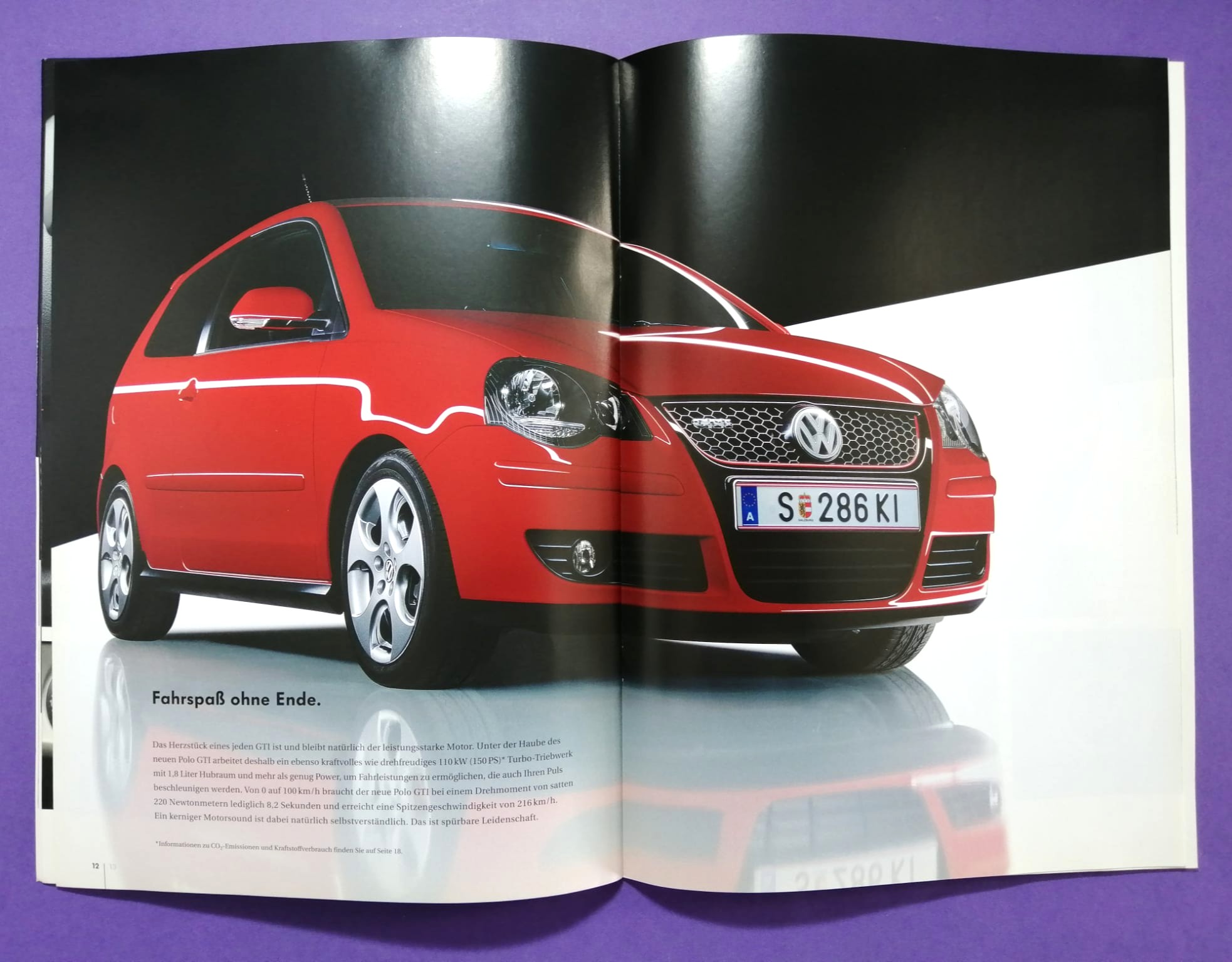 Original Autoprospekt, VW Polo GTI