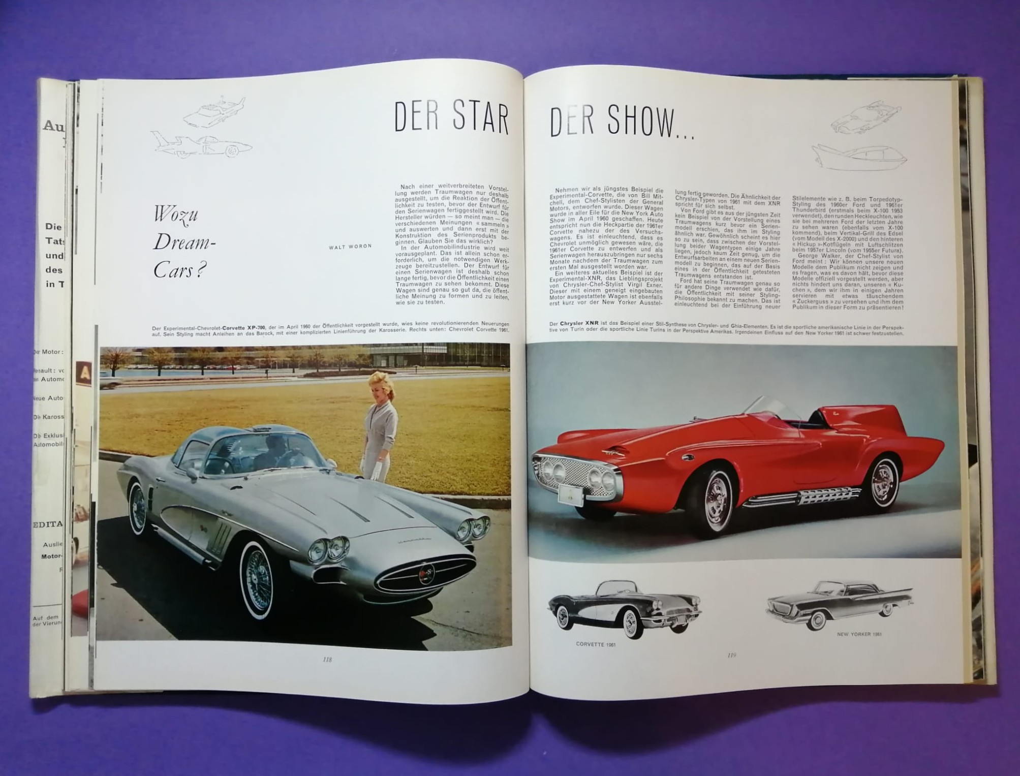 RARITÄT! sehr altes Buch, Auto Jahr 1960-1961 Nr.8, Alfa, Fiat 600, Ferrari Tipo 850,.. Formel 1, LeMans,.. Jack Brabham, John Surtess,..