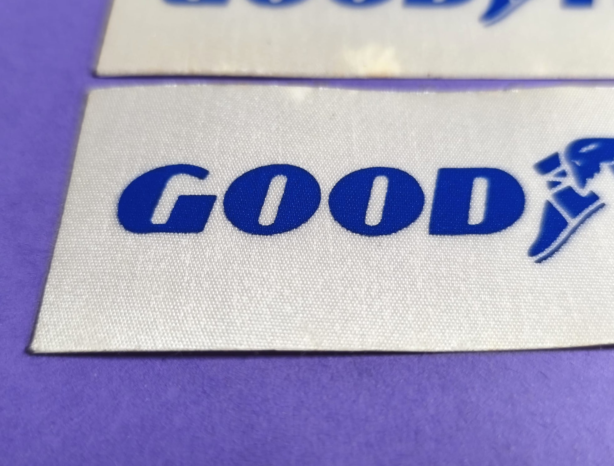 4 Stück alte Aufkleber Sticker, Good Year, Reifen, Formel 1, 24h LeMans, Tourenwagen, Rallye, 4x12 cm