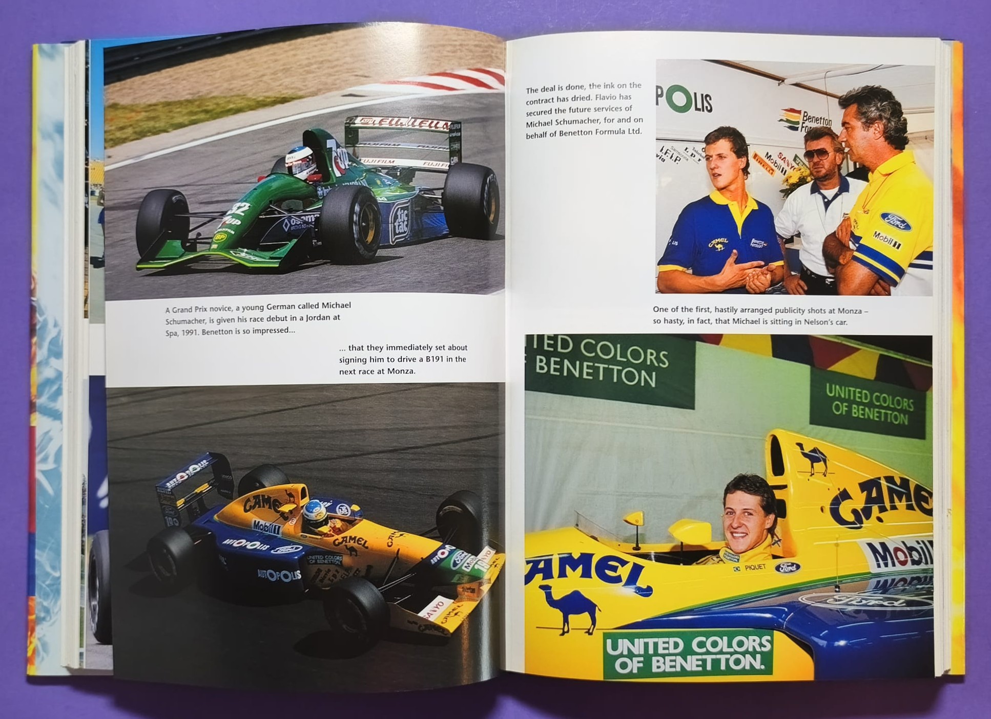 altes Buch, The Mechanics´s Tale, Life in the Pit Lanes of Formula One, Grand Prix 1988 bis 1996, Schumacher, Piquet, Benetton,..