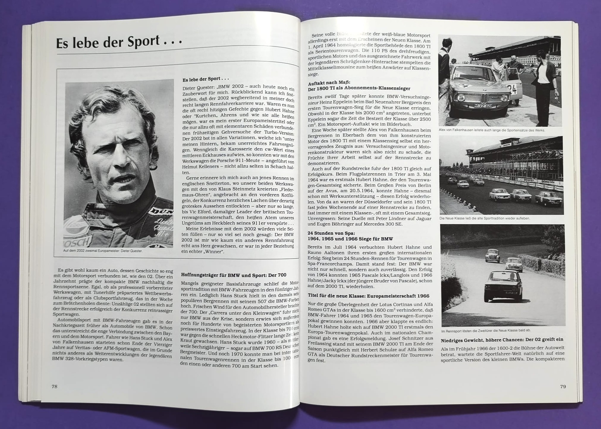 Das grosse BMW 02 Buch, Alpina, Cabrio, DRM, Turbo, Motorsport, Rennmotoren, Dieter Quester,..