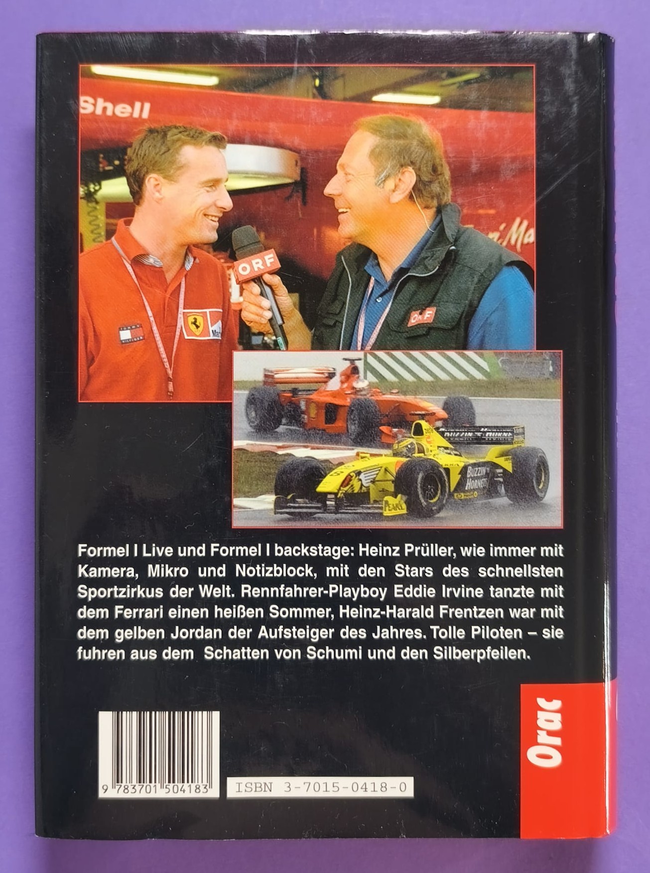 altes Buch Grand Prix Story 1999 Heinz Prüller, Formel 1 Jahrbuch, Weltmeister Mika Häkkinen - McLaren Mercedes