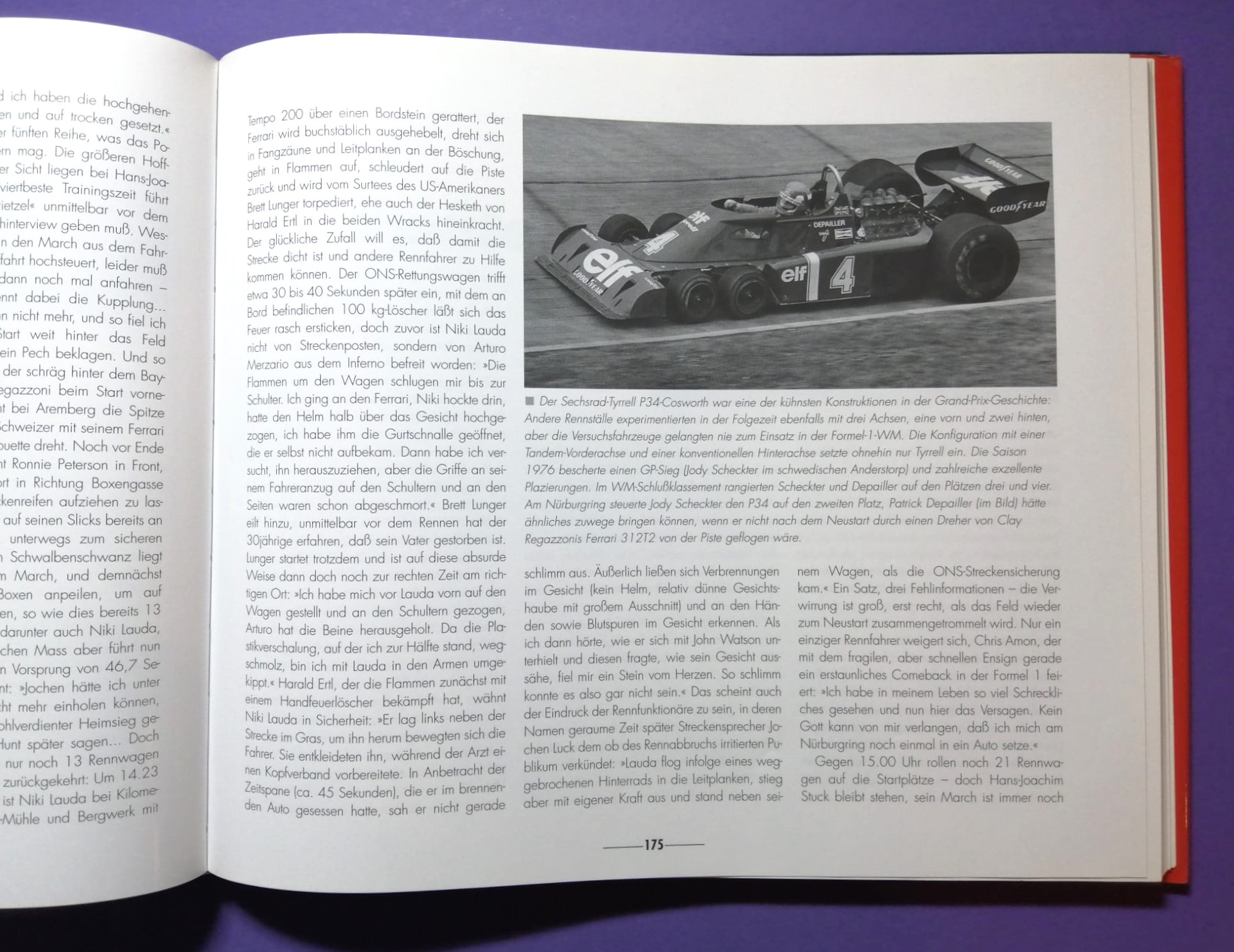 altes Buch, Grand Prix 70 Jahre Großer Preis von Deutschland, 1926 bis 1997, Avus, Solitude, Nürburgring, Hockenheimring, Formel 1, Rindt, Lauda, Berger, Clark, Cevert, Schumacher, Winkelhock, Zakspeed,..