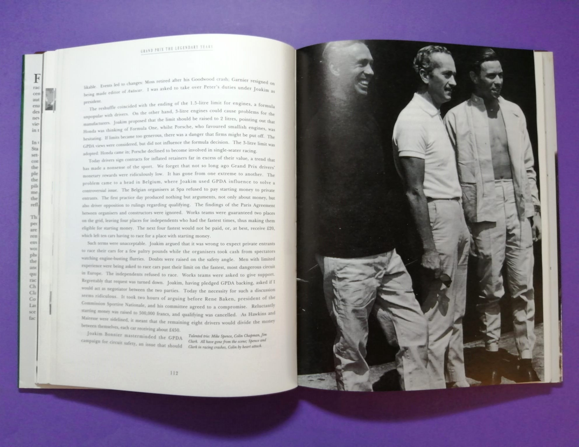 altes Buch, Grand Prix, The Legendary Years, The Personal Memories of Louis Stanley, Formel 1, Rindt, Lauda, Cevert,.. 50er bis 70er Jahre, Englisch! 