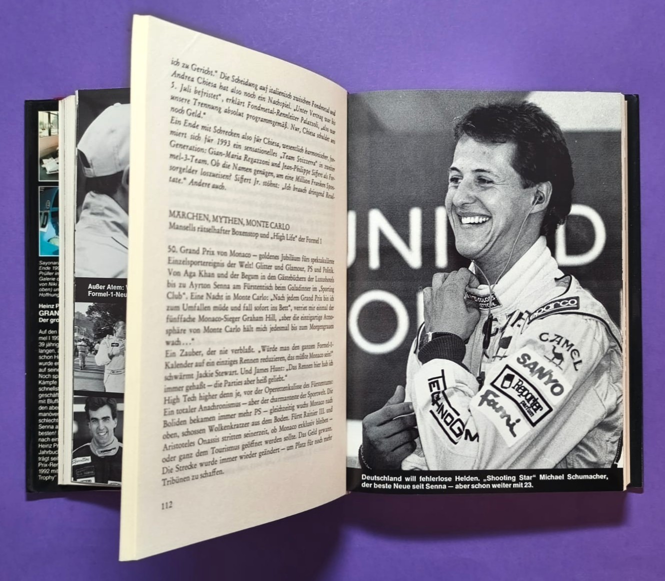 altes Buch Grand Prix Story 1992 Heinz Prüller, Formel 1 Grand Prix Jahrbuch, Weltmeister Nigel Mansell - Williams Renault