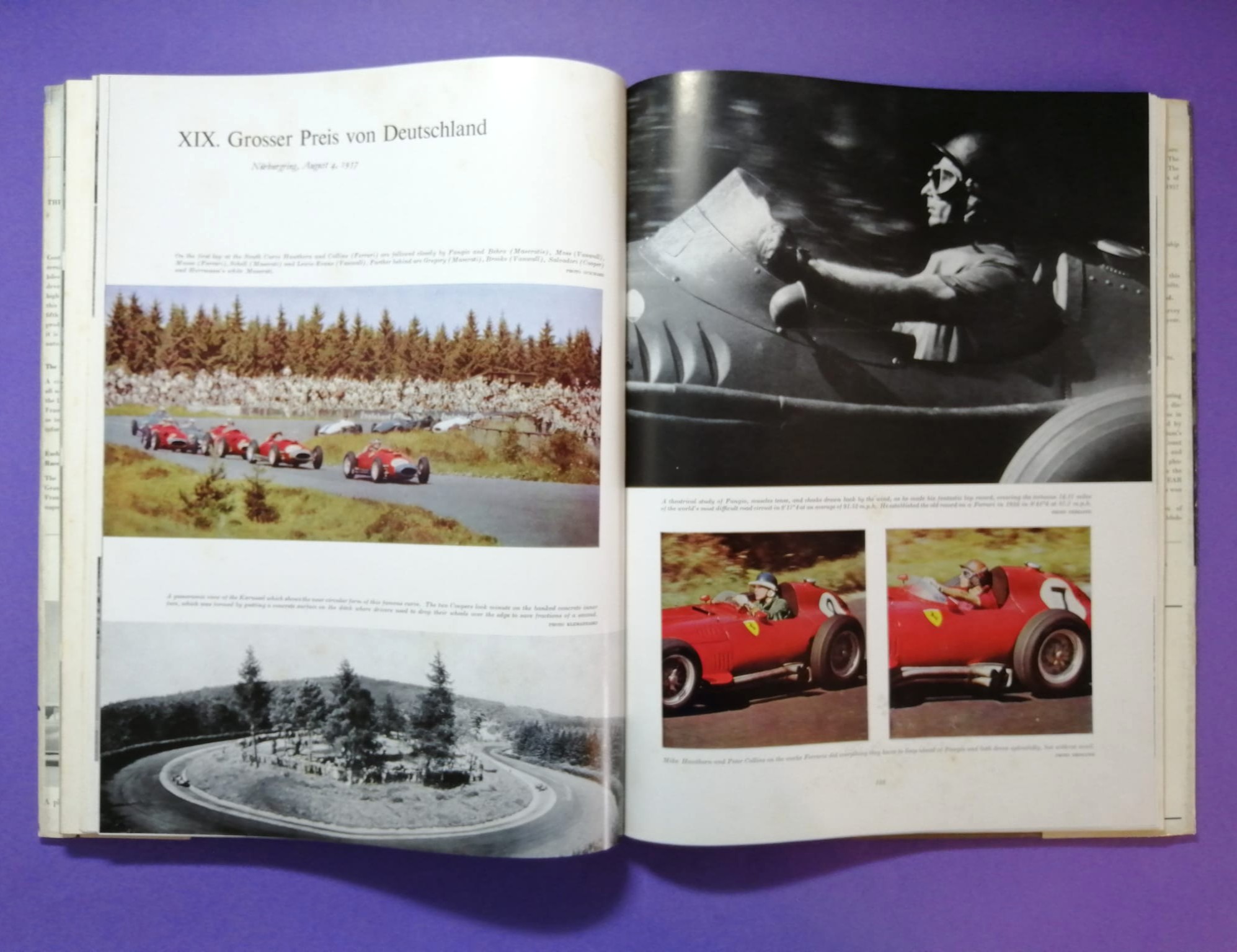 RARITÄT! sehr altes Buch, Automobile Year 1958 Edition Nr.5, Rennsaison 1957, Borgward, Porsche 356, Maserati 450S,.. Formel 1, LeMans, Mille Miglia, Gaisberg,.. Vanwall, Jaguar F-Type,.. ENGLISCH!
