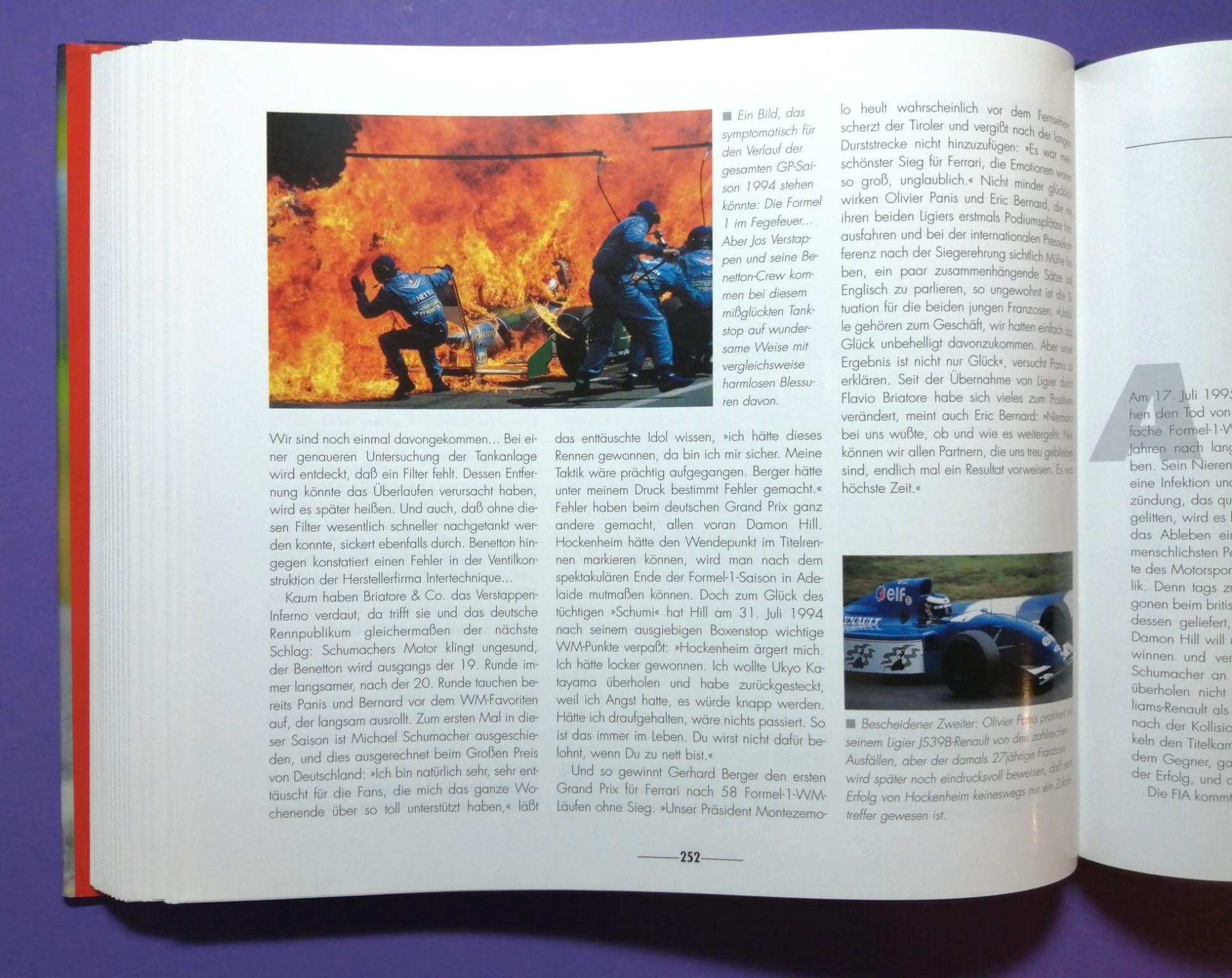 altes Buch, Grand Prix 70 Jahre Großer Preis von Deutschland, 1926 bis 1997, Avus, Solitude, Nürburgring, Hockenheimring, Formel 1, Rindt, Lauda, Berger, Clark, Cevert, Schumacher, Winkelhock, Zakspeed,..