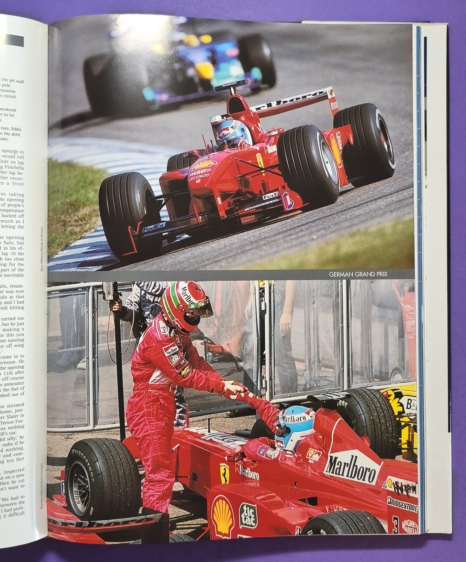 altes Motorsport Jahrbuch Autocourse 1999-2000, Formel 1, 3000, 3, Alex Zanardi, Schumacher, Häkkinen, Hill, Button,.. Ferrari, ProstGP,.. A1-Ring Spielberg, US, LeMans, Tourenwagen Nissan Primera, Volvo,.. MGF Cup, ENGLISCH!