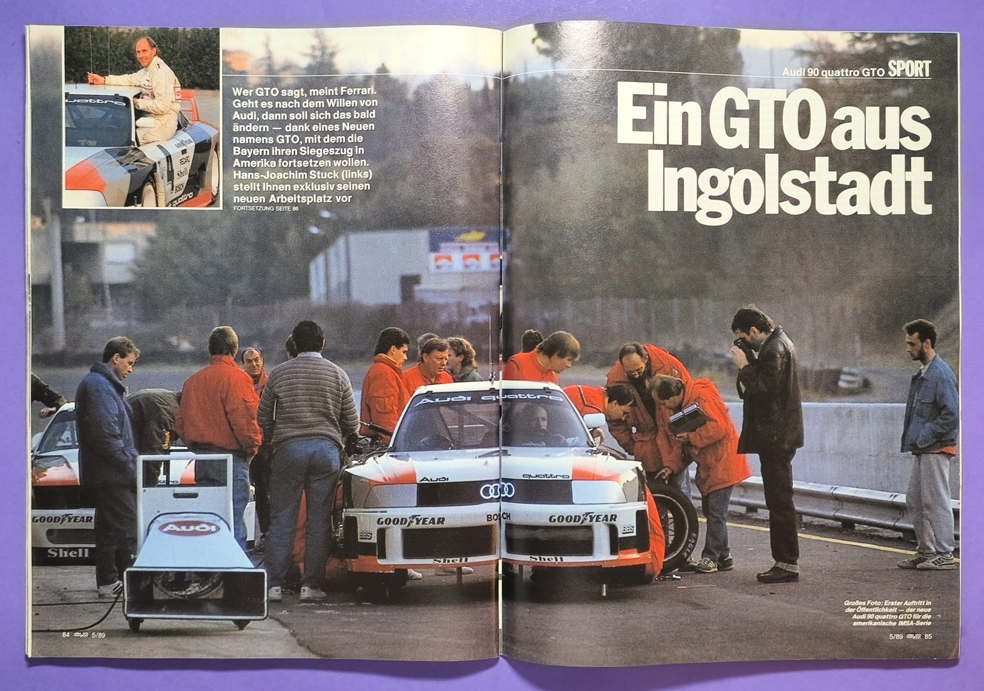 alte Zeitschrift Magazin Heft, Rallye Racing, 1. März 1989, Test Alpina B10 (BMW 3er E30), Audi 90 Quattro GTO, Zakspeed Formel 1, Opel Kadett E GSI, Rallye Nachwuchs Fahrerinnen