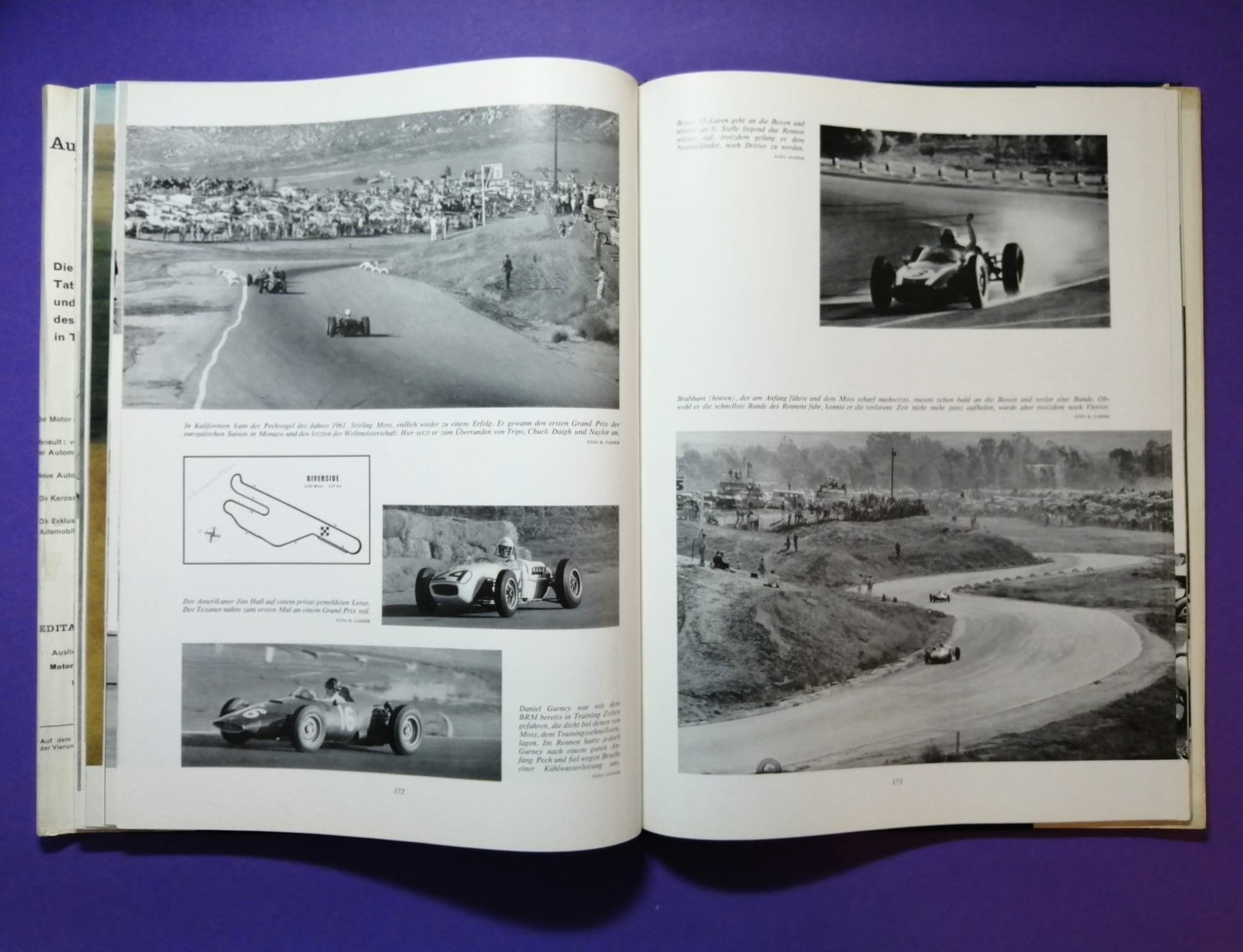 RARITÄT! sehr altes Buch, Auto Jahr 1960-1961 Nr.8, Alfa, Fiat 600, Ferrari Tipo 850,.. Formel 1, LeMans,.. Jack Brabham, John Surtess,..