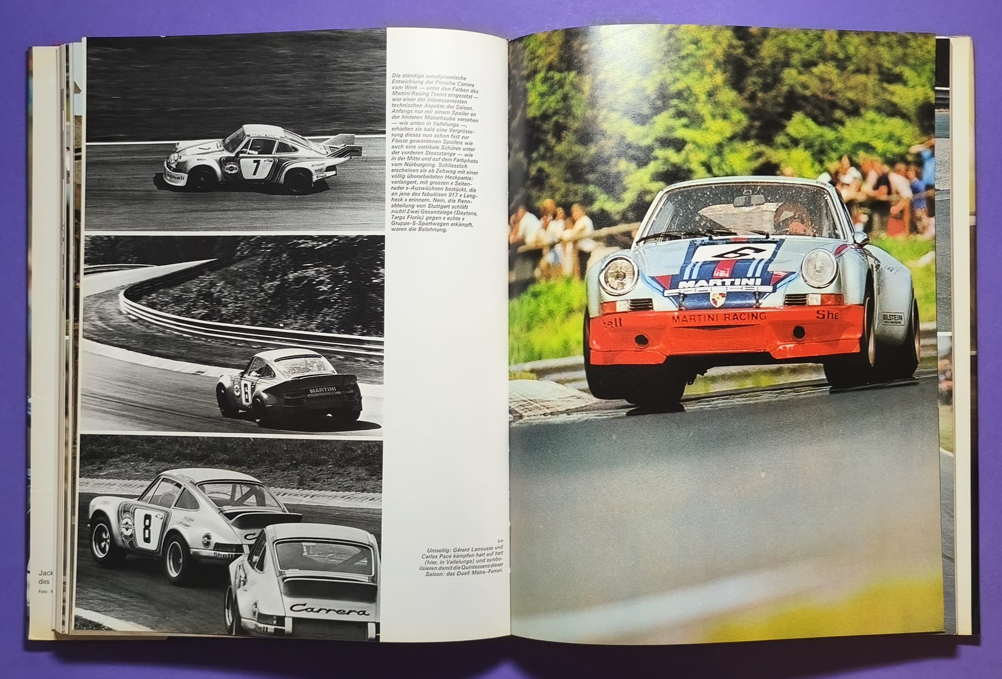 altes Buch, Auto Jahr 1973-1974, Nr. 21, Ford Capri, Fiat 124 Spider & X19, Renault Alpine 110, Matra, Porsche, .. Formel 1, 2, LeMans, Rallye, USA.. Cevert, Stewart, Peterson, Lauda.. Lotus,..