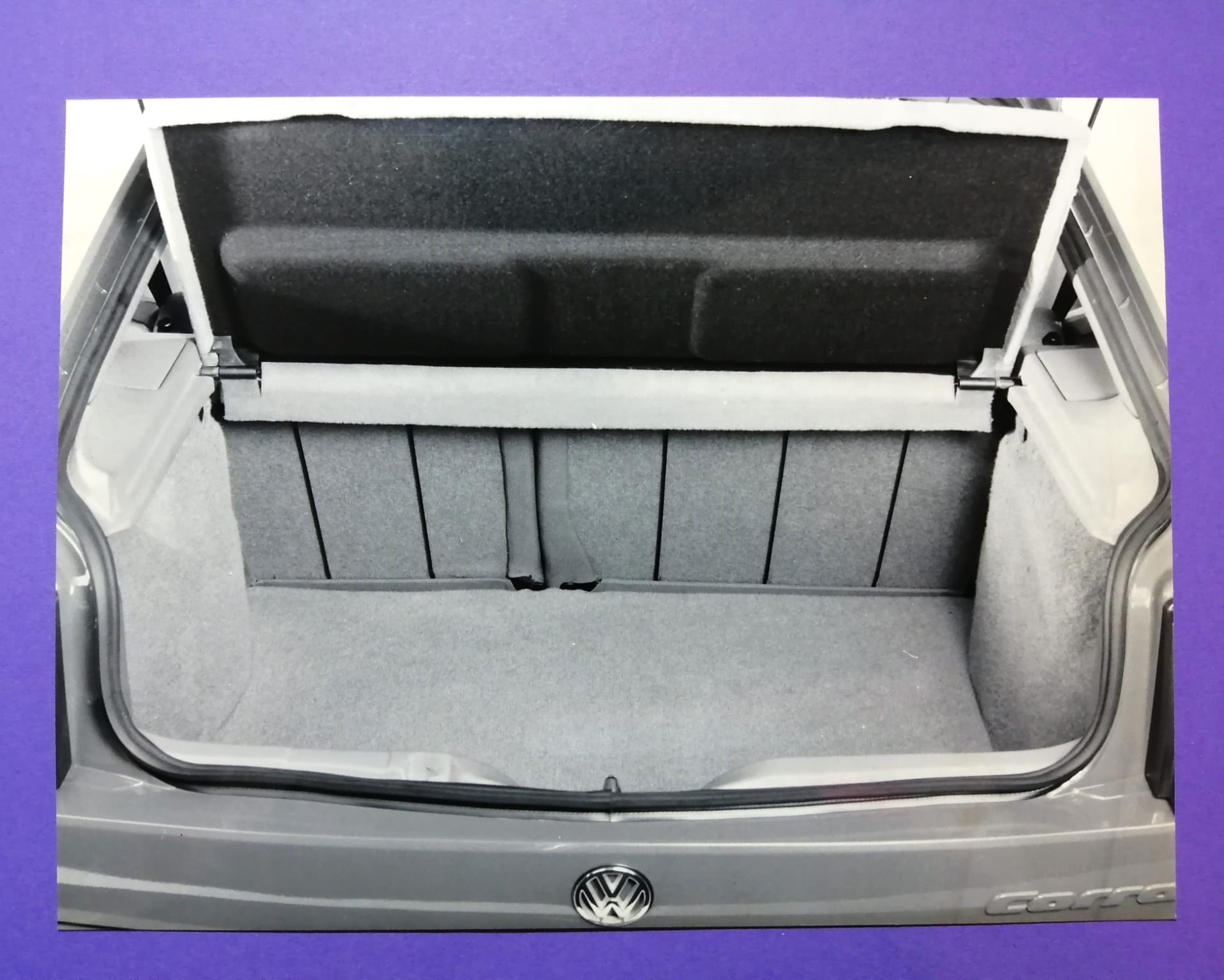 5 Stück alte Werks Pressefotos, VW Corrado Innenraum 1988, 18x24cm