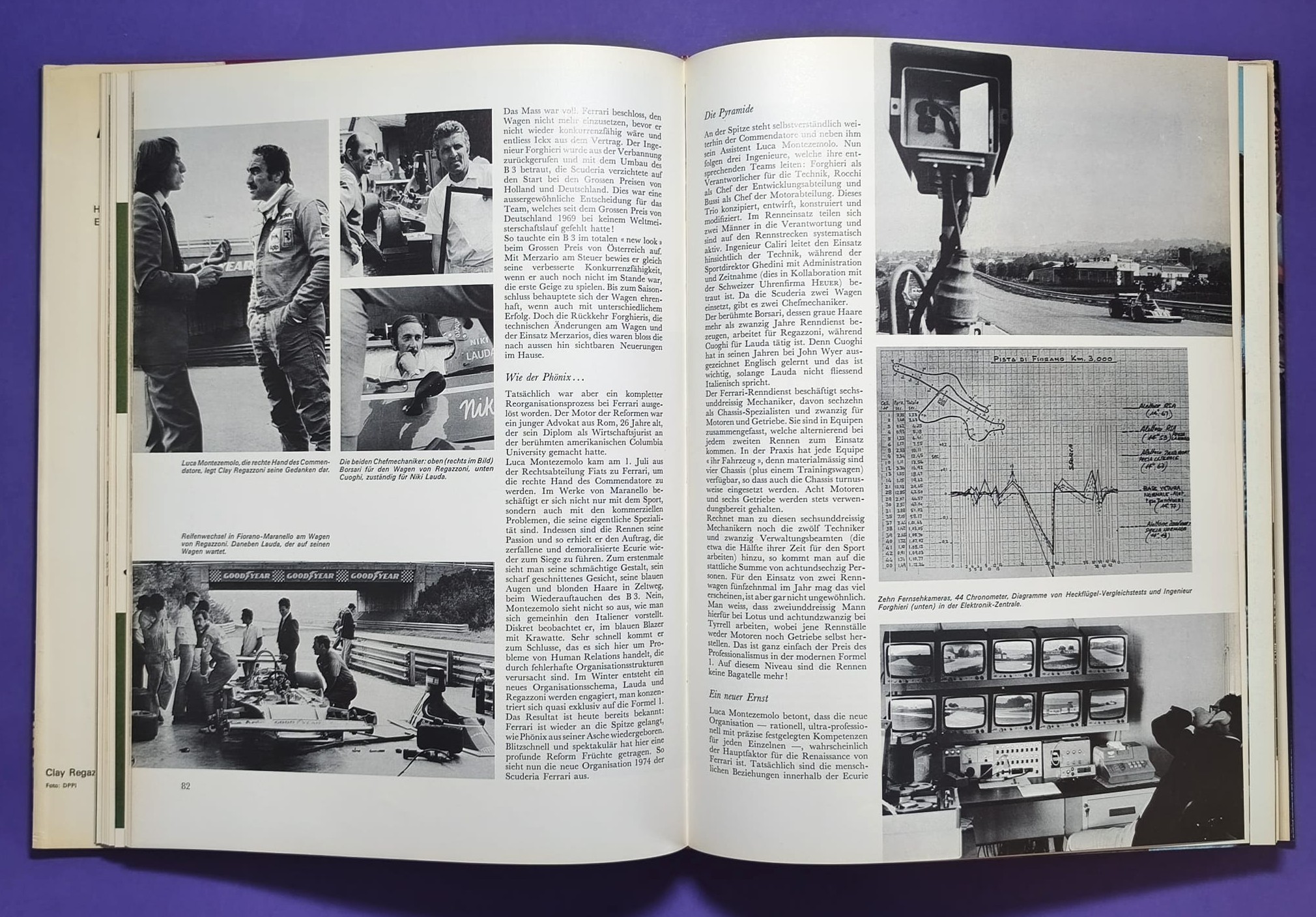 altes Buch, Auto Jahr 1974-1975, Nr. 22, Lancia Stratos, Renault R5, Audi Coupe Studie,.. Formel 1, LeMans, Rallye, Tourenwagen,.. BMW, Ford Zakspeed, Lotus, Niki Lauda Ferrari, Matra, Porsche,..