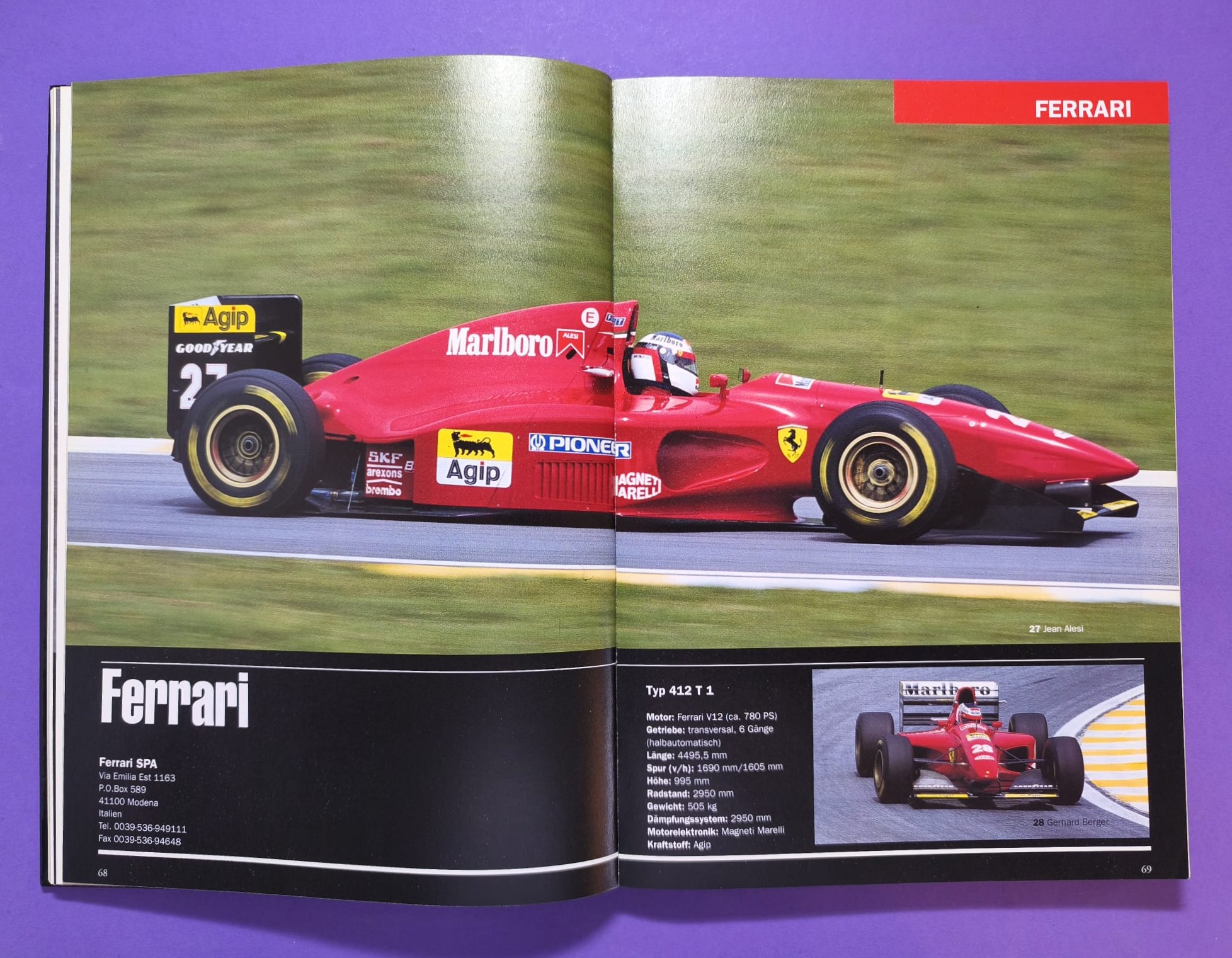 altes Buch, GRAND PRIX 1994, Live Miterlebt, Formel 1, Ayrton Senna Williams, Michael Schumacher Benetton, Ratzenberger Simtek,..