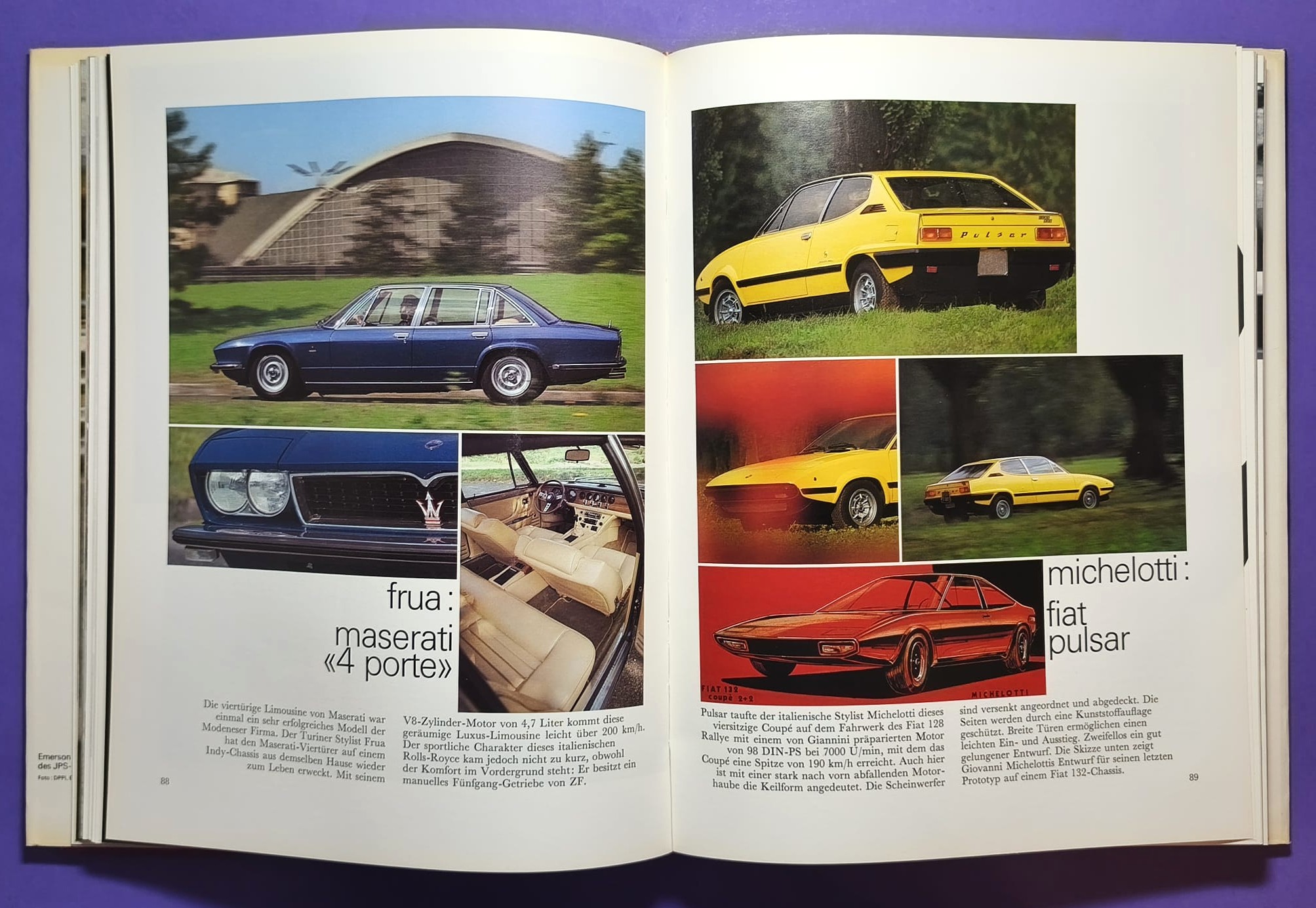 altes Buch, Auto Jahr 1972-1973, Nr. 20, Alfa GTAm, BMW, Citroen, Lotus, Ferrari, Maserati, Porsche 917,.. Formel 1, 2, LeMans, Rallye, Indy Car, Targa Florio,.. Cevert, Stewart, Peterson, Lauda,..