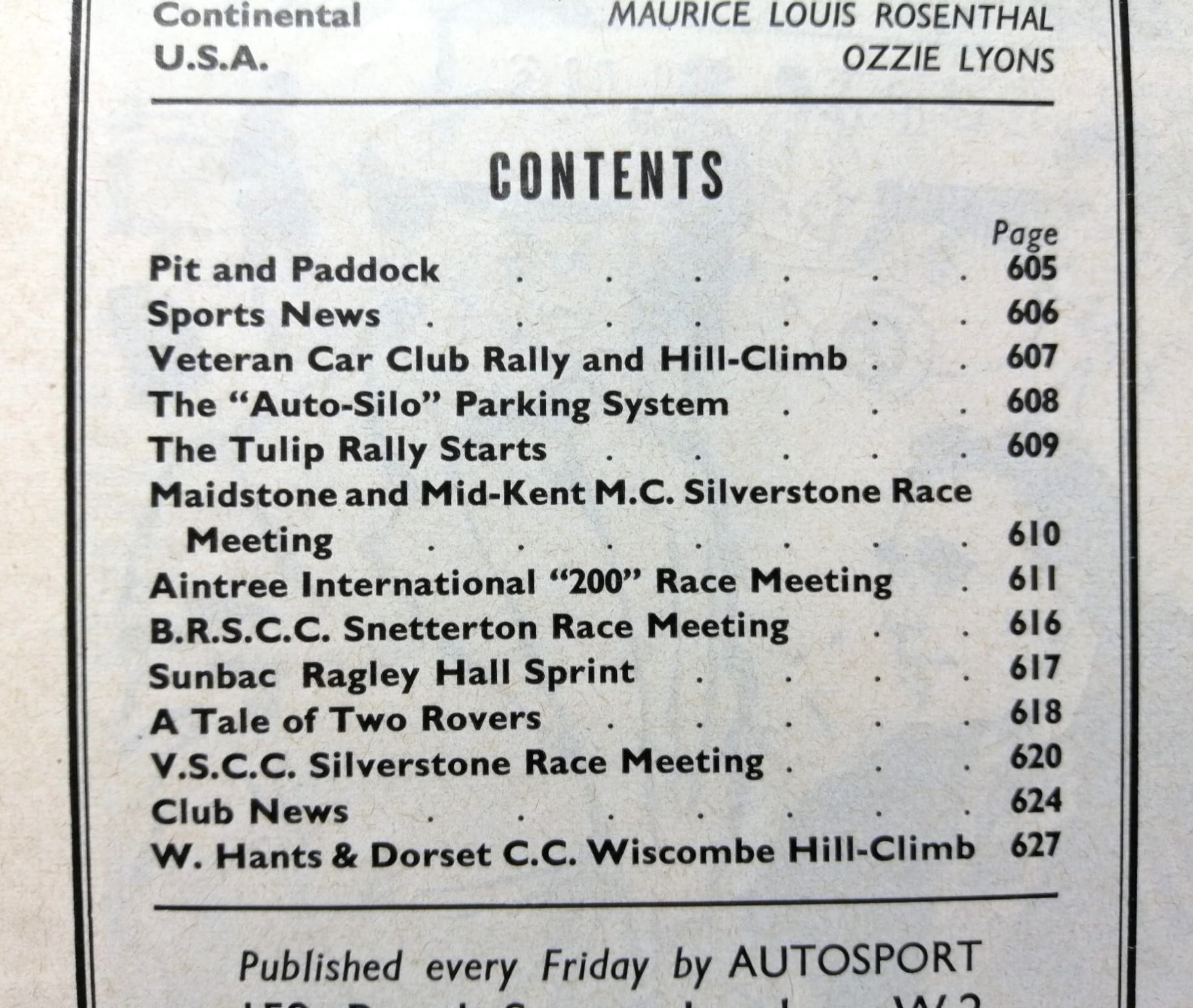 alte Zeitschrift Magazin Heft Autosport, 6. Mai 1960, Syracuse Grand Prix, Ferrari, Trips, Testbericht Alfa-Romeo Giulietta Sprint Speciale,.. Englisch! 