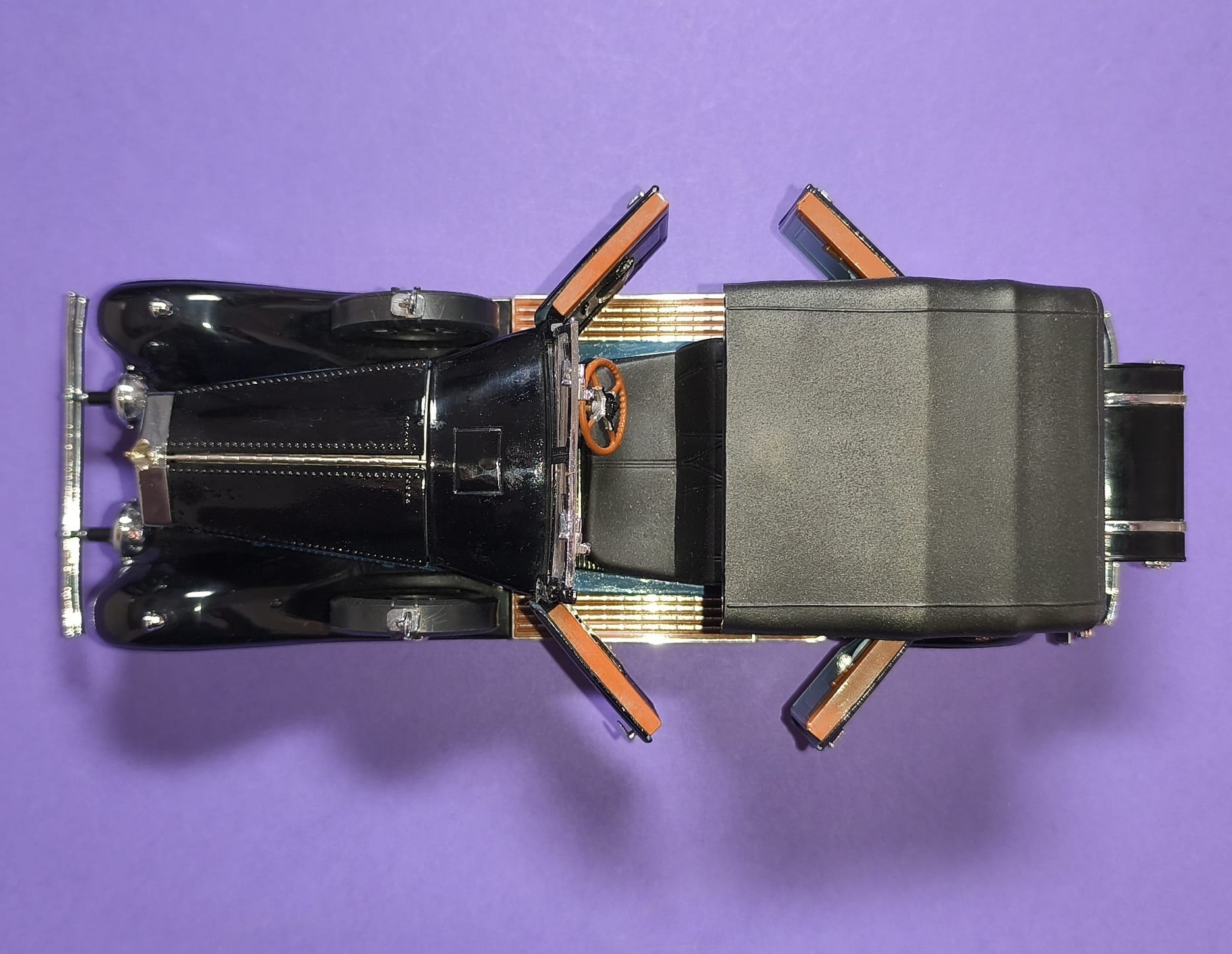 altes Modellauto 1:24, Rolls Royce Phantom I, 1929, Hersteller: Franklin Mint, In Original Verpackung