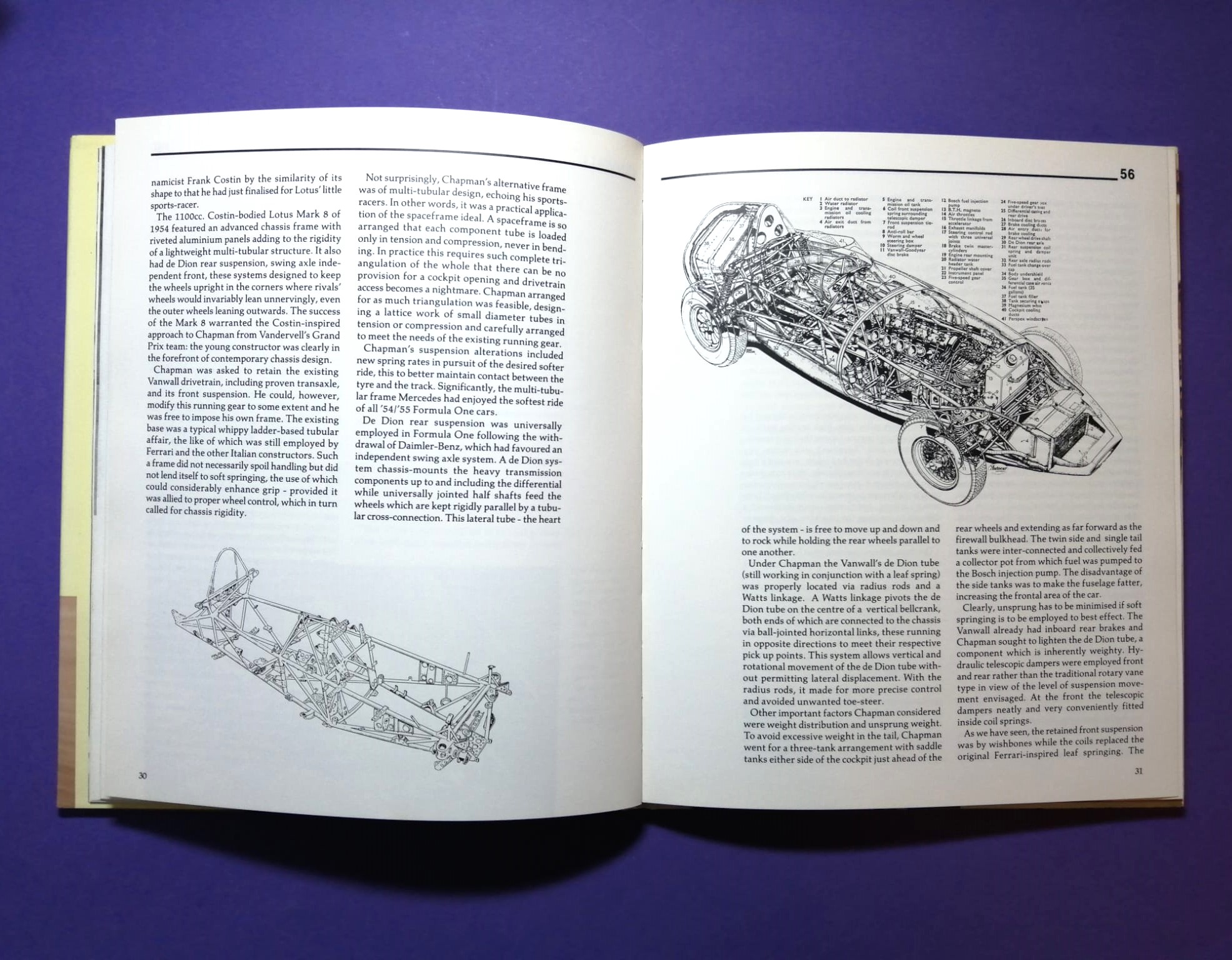 altes Buch, Vanwall 2.5 Litre F1, Formel 1 Grand Prix Konstrukteur Weltmeister 1958, Monaco, Spa-Francorchamps,.. Englisch