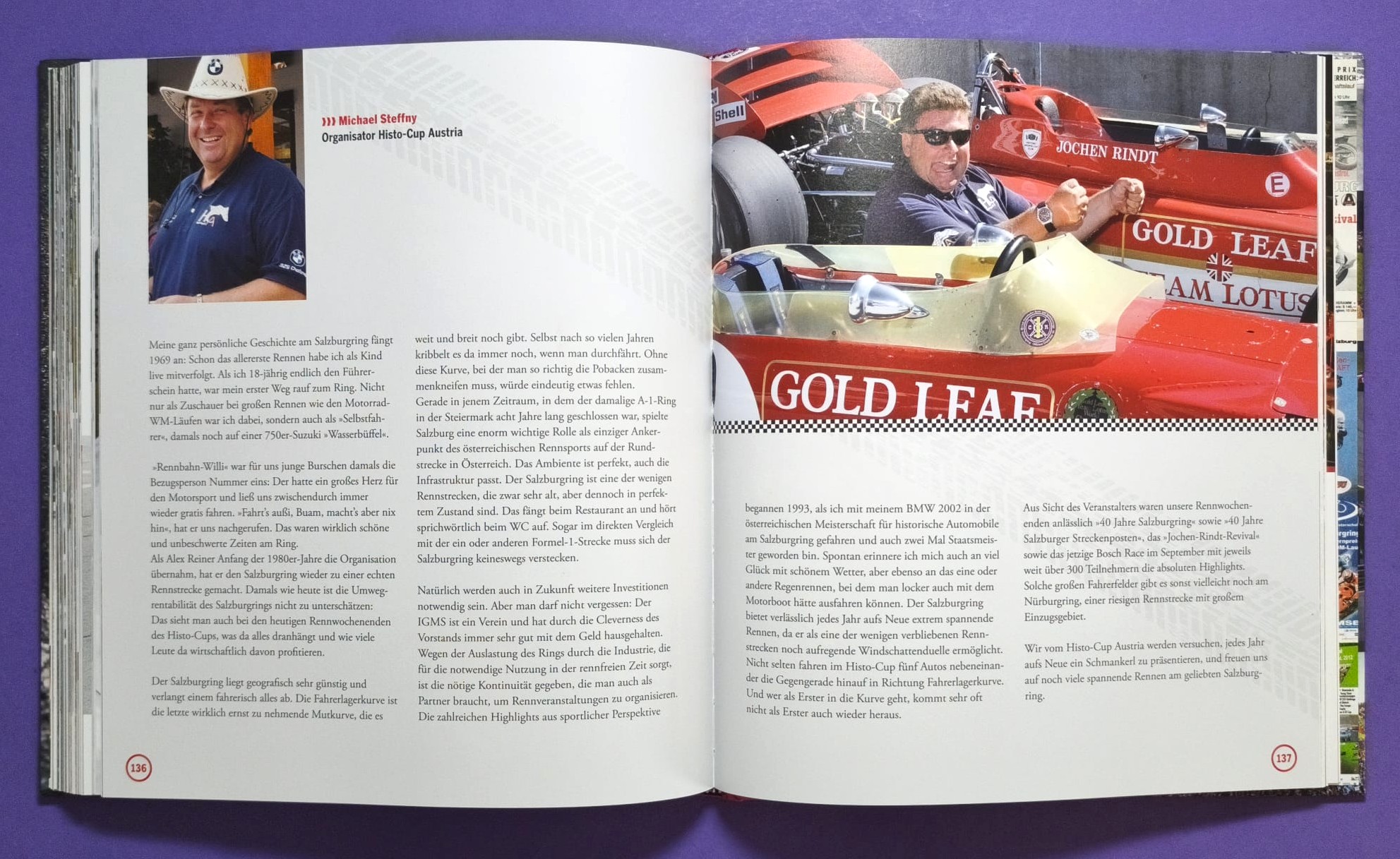 Buch NEU Originalverpackt! Legende Salzburgring, "Tradition mit Innovation", Jochen Rindt, Formel 2, Motorrad Grand Prix, DTM, BMW M1, Formel V,.. 