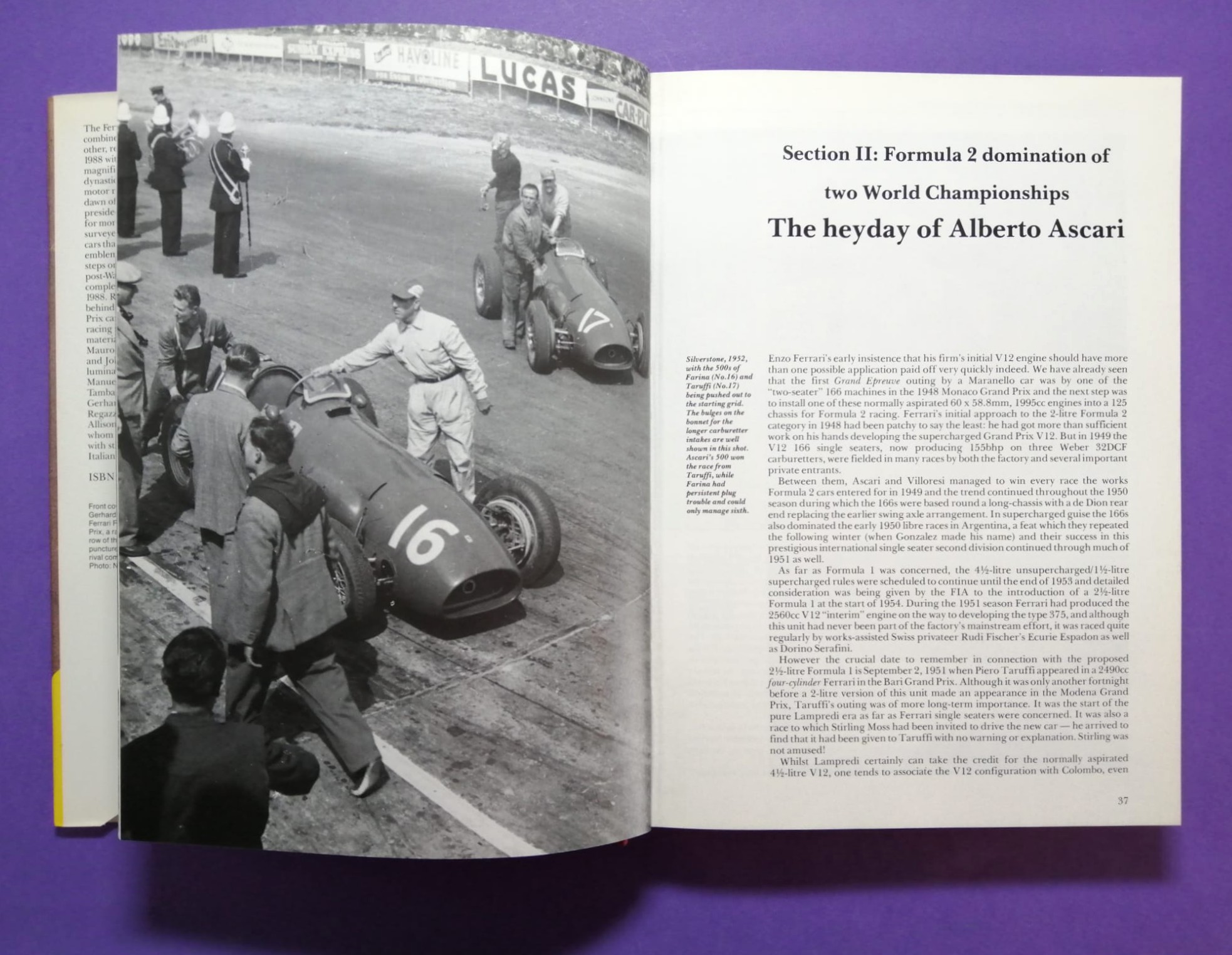 altes Buch, Ferrari, The Grand Prix Cars, 1948-1988, Formel 1, 352 Seiten, Englisch!
